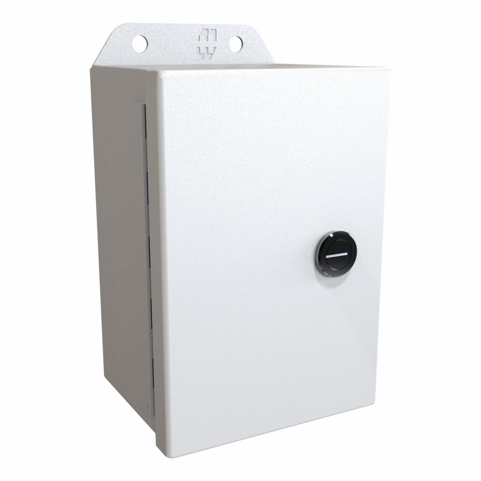 Electrical Enclosure: Steel, 6 in x 4 in x 3 in, NEMA 12/13/3R/4, w/Panel, Solid Cover, IP66