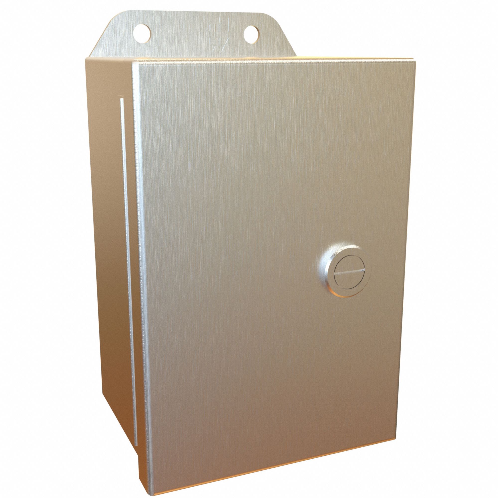 Electrical Enclosure: Stainless Steel, 6 in x 4 in x 3 in, NEMA 12/13/3R/4/4X, w/Panel