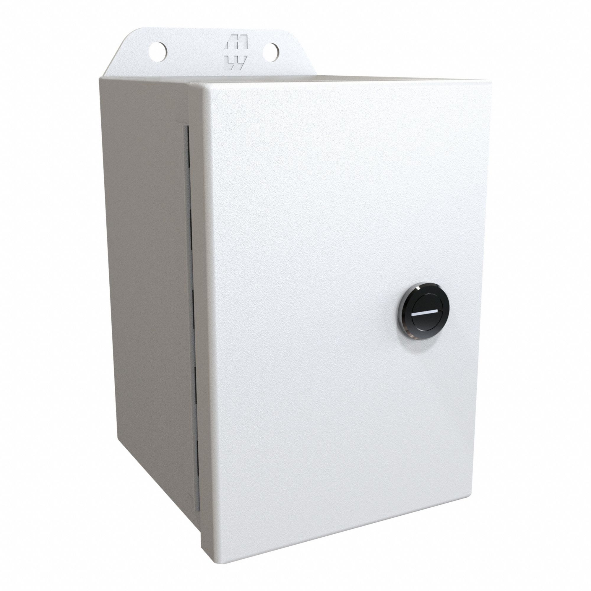 Electrical Enclosure: Steel, 6 in x 4 in x 4 in, NEMA 12/13/3R/4, w/Panel, Solid Cover, IP66