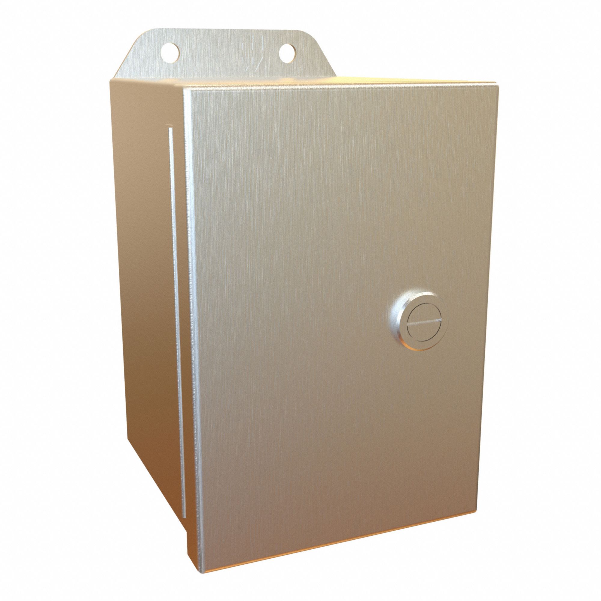 Electrical Enclosure: Stainless Steel, 6 in x 4 in x 4 in, NEMA 12/13/3R/4/4X, w/Panel, IP66