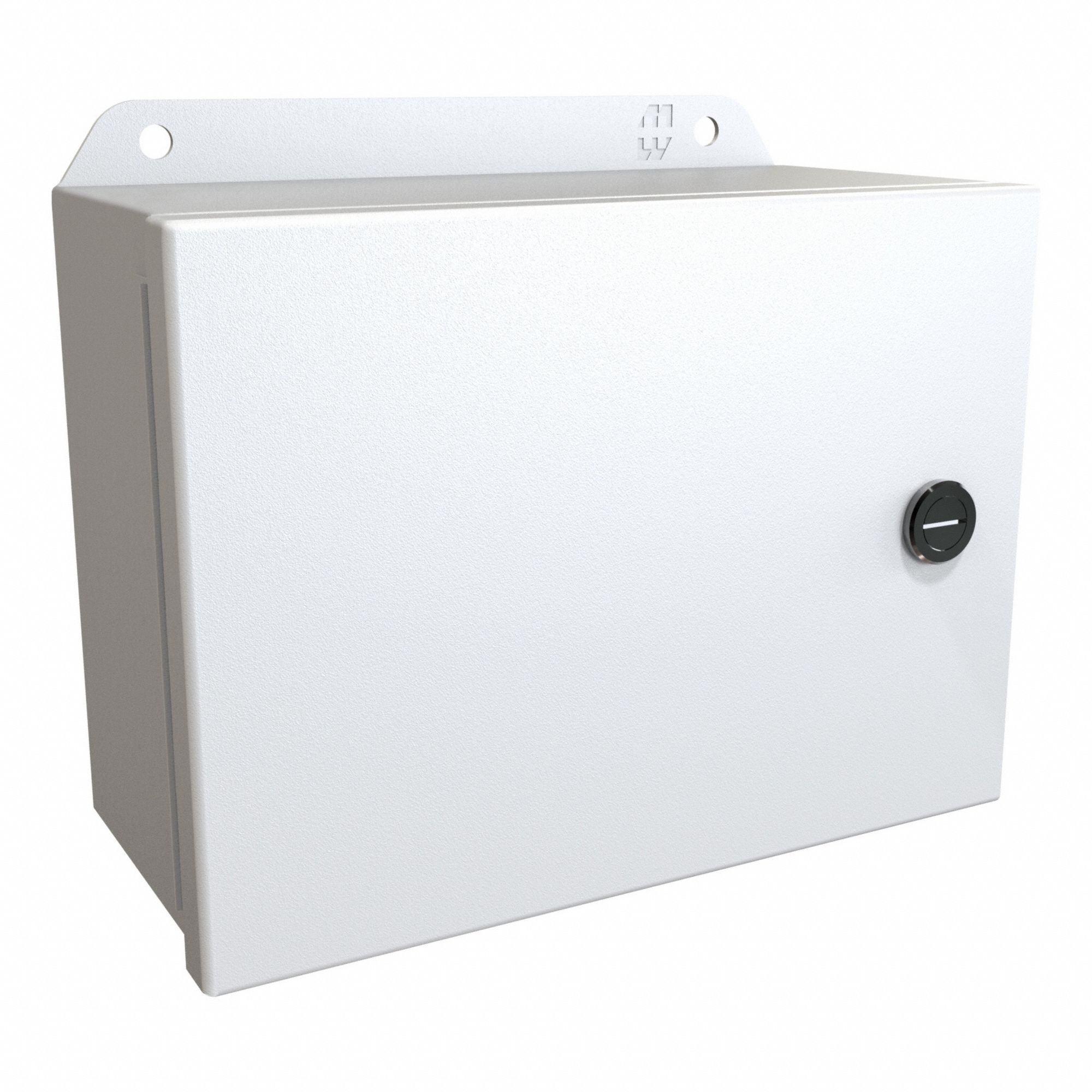 Electrical Enclosure: Steel, 6 in x 8 in x 4 in, NEMA 12/13/3R/4, w/Panel, Solid Cover, IP66