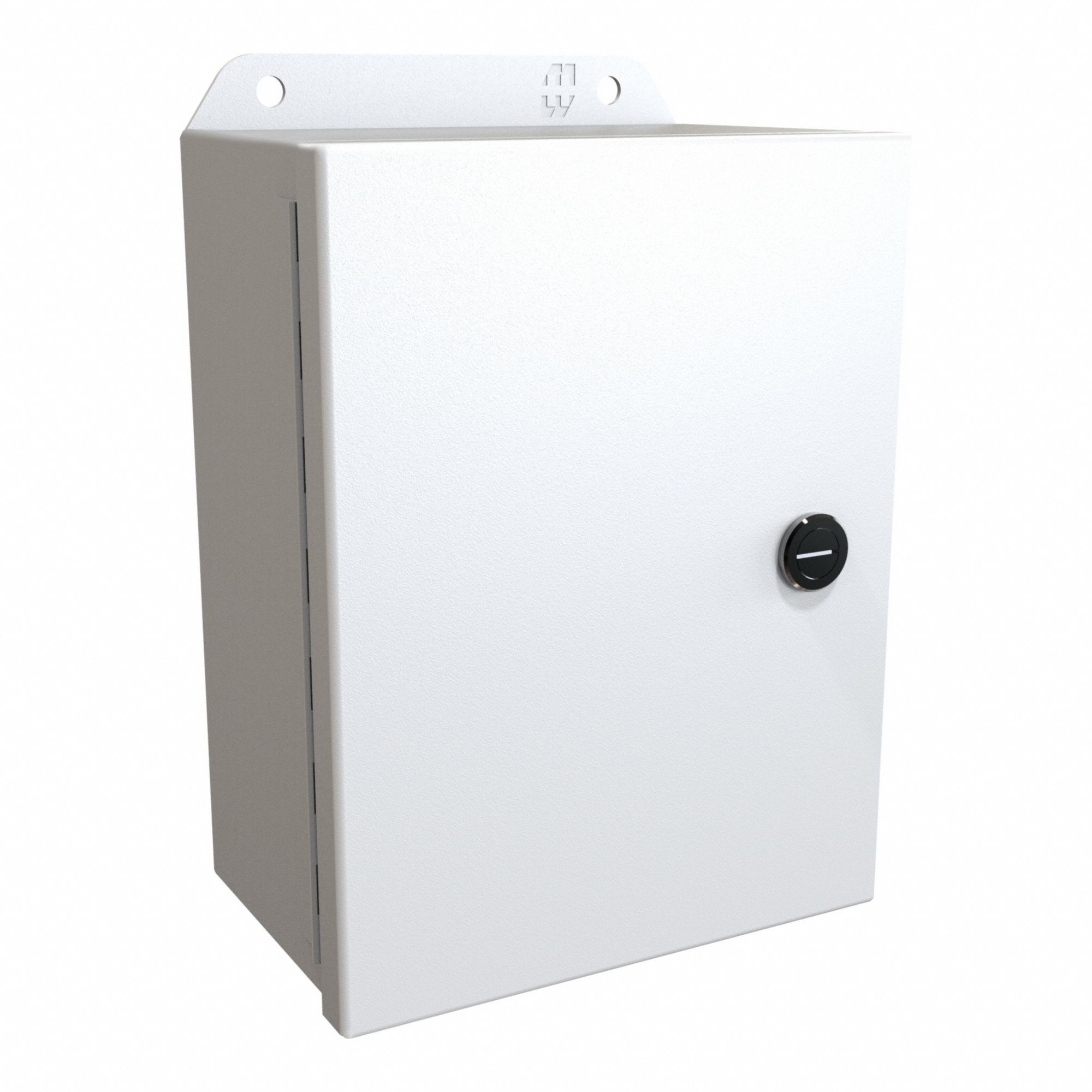 Electrical Enclosure: Steel, 8 in x 6 in x 4 in, NEMA 12/13/3R/4, w/Panel, Solid Cover, IP66