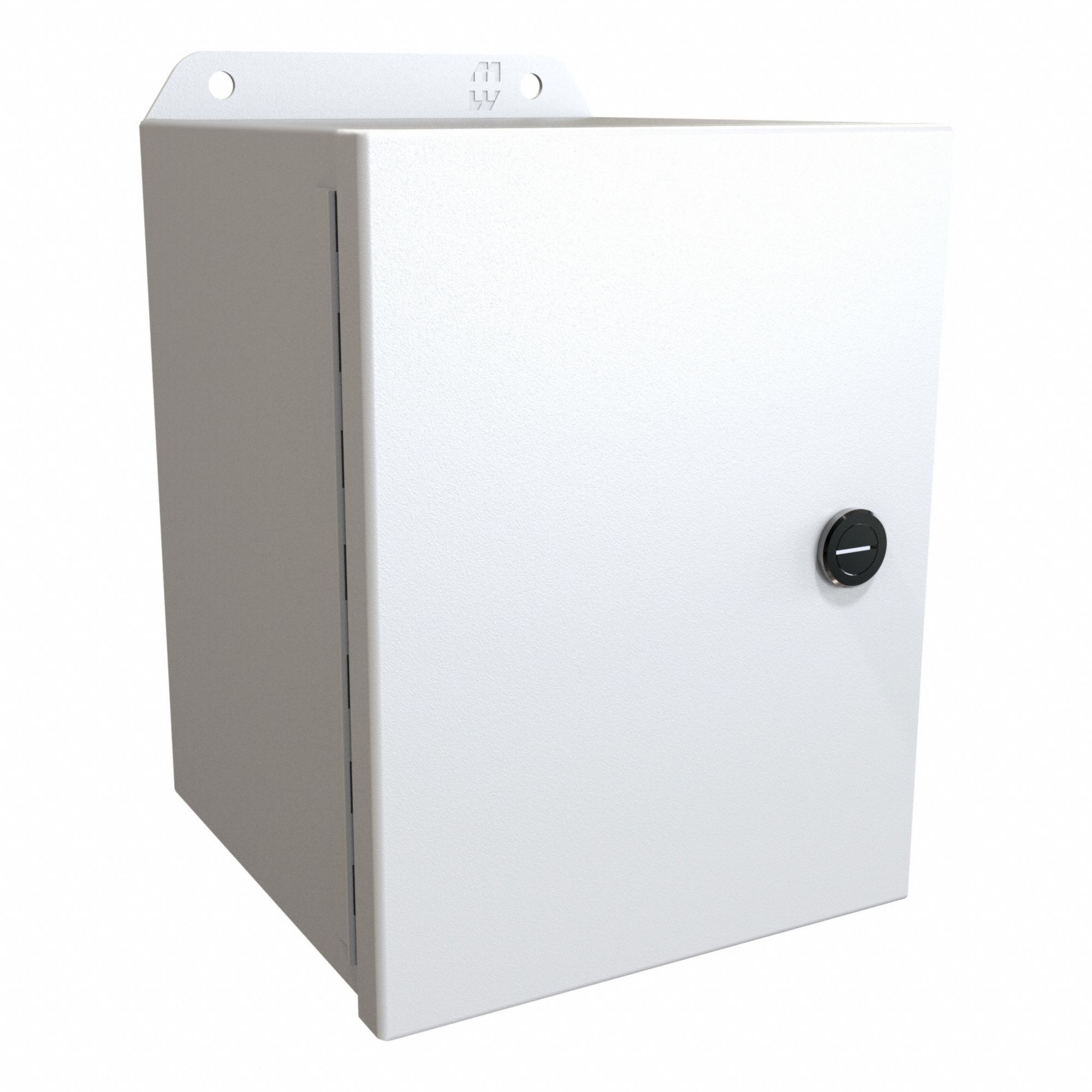 Electrical Enclosure: Steel, 8 in x 6 in x 6 in, NEMA 12/13/3R/4, w/Panel, Solid Cover, IP66