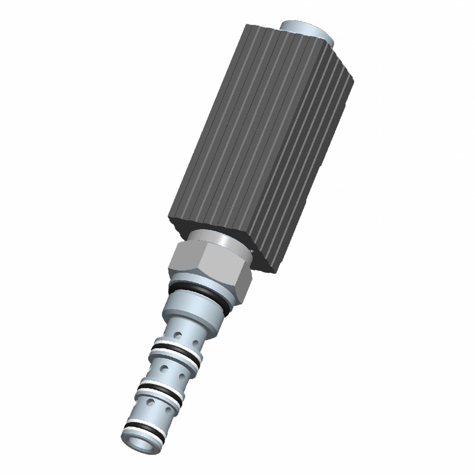 Cartridge Valve: Steel, Screw-In, Three Positions, Screwdriver Adjustment, Nitrile