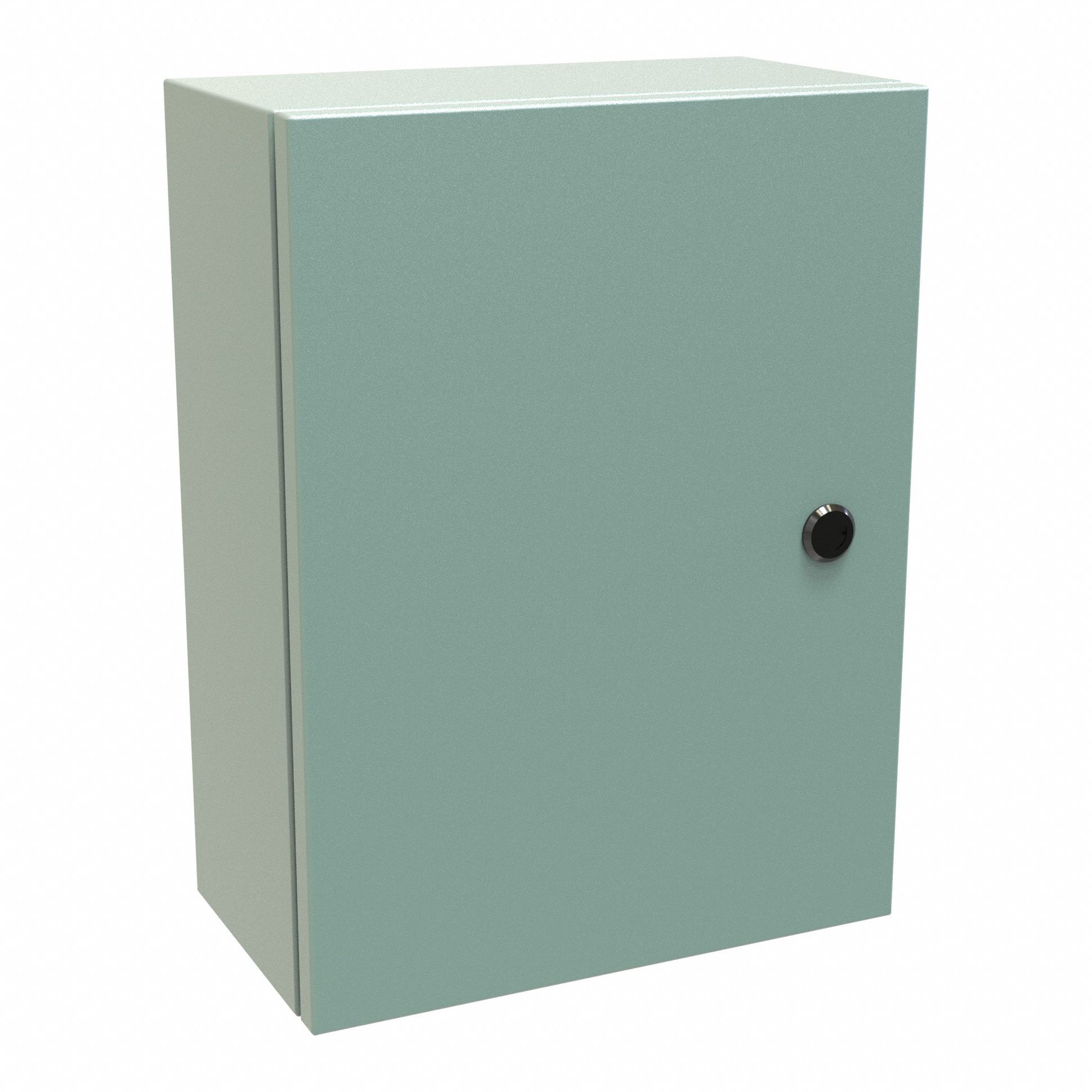 Electrical Enclosure: Steel, 16 in x 12 in x 6 in, NEMA 12/3R/4, Solid Cover, Hinged