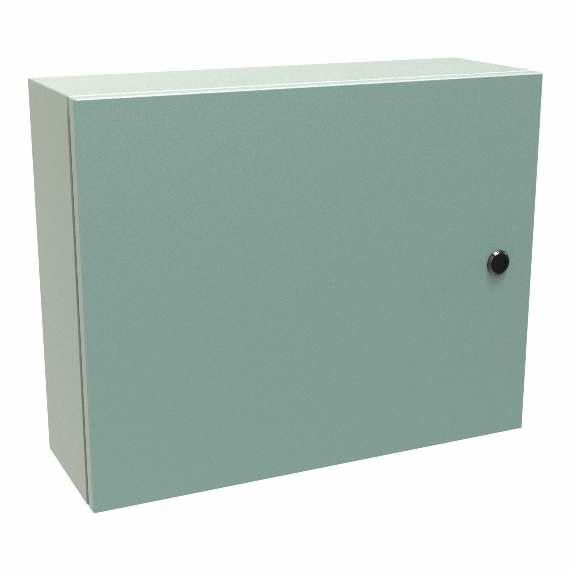 Electrical Enclosure: Steel, 16 in x 20 in x 6 in, NEMA 12/3R/4, Solid Cover, Hinged
