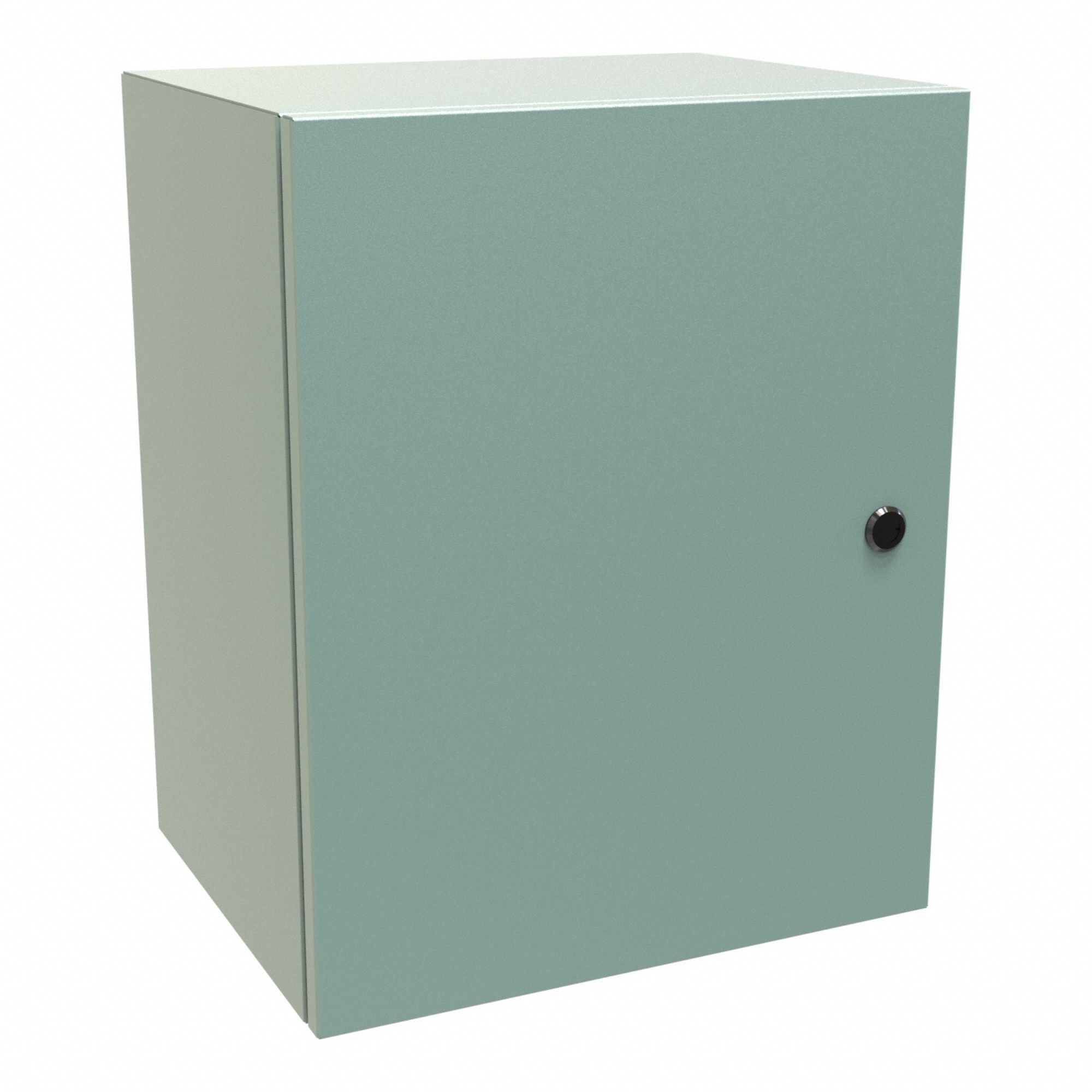 Electrical Enclosure: Steel, 20 in x 16 in x 12 in, NEMA 12/3R/4, Solid Cover, Hinged