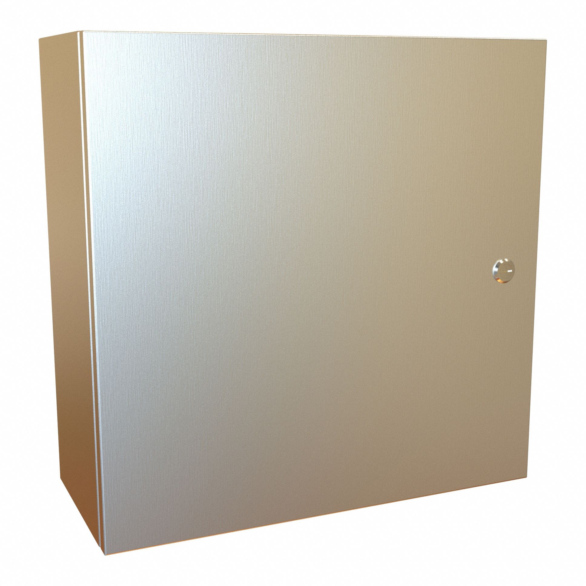 Electrical Enclosure: 304 Stainless Steel, 20 in x 20 in x 8 in, NEMA 12/13/3R/4/4X, Hinged
