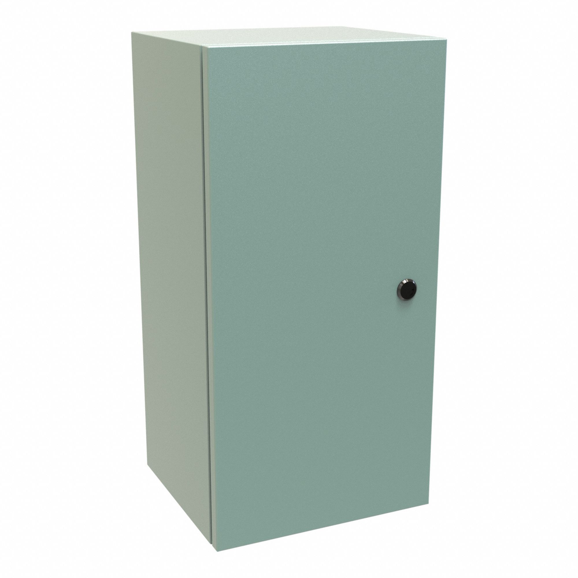 Electrical Enclosure: Steel, 24 in x 12 in x 10 in, NEMA 12/3R/4, Solid Cover, Hinged