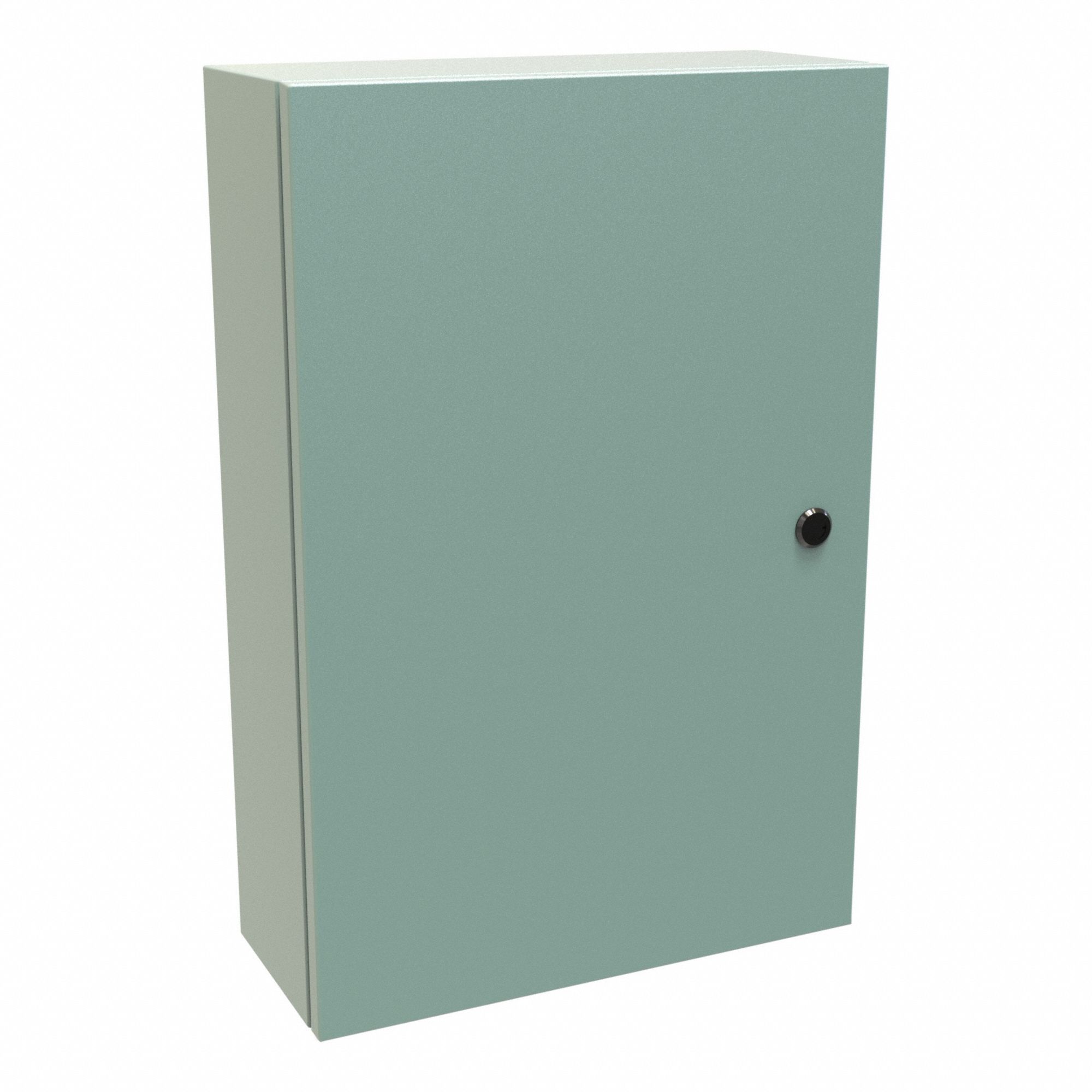 Electrical Enclosure: Steel, 24 in x 16 in x 6 in, NEMA 12/3R/4, Solid Cover, Hinged