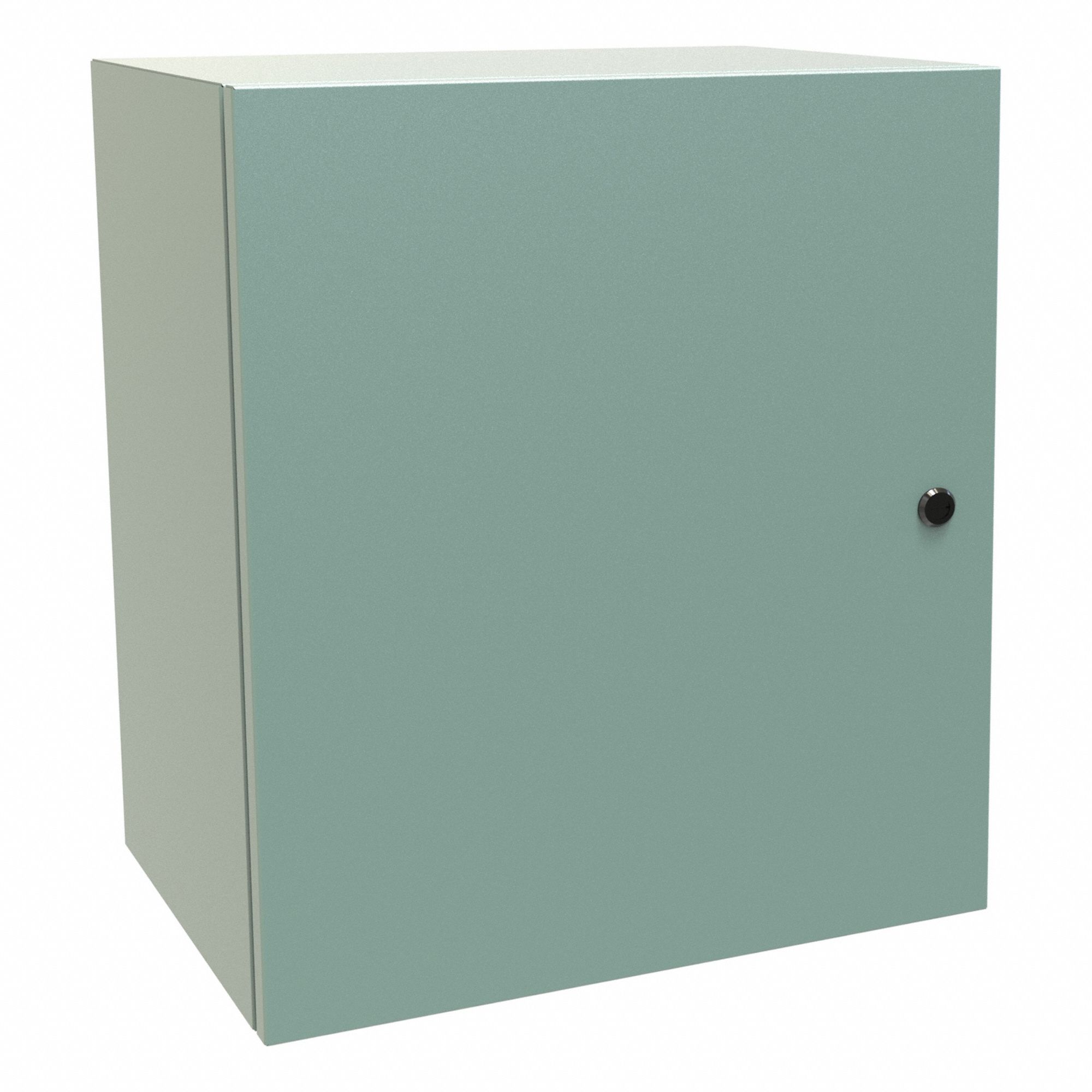 Electrical Enclosure: Steel, 24 in x 20 in x 12 in, NEMA 12/3R/4, Solid Cover, Hinged