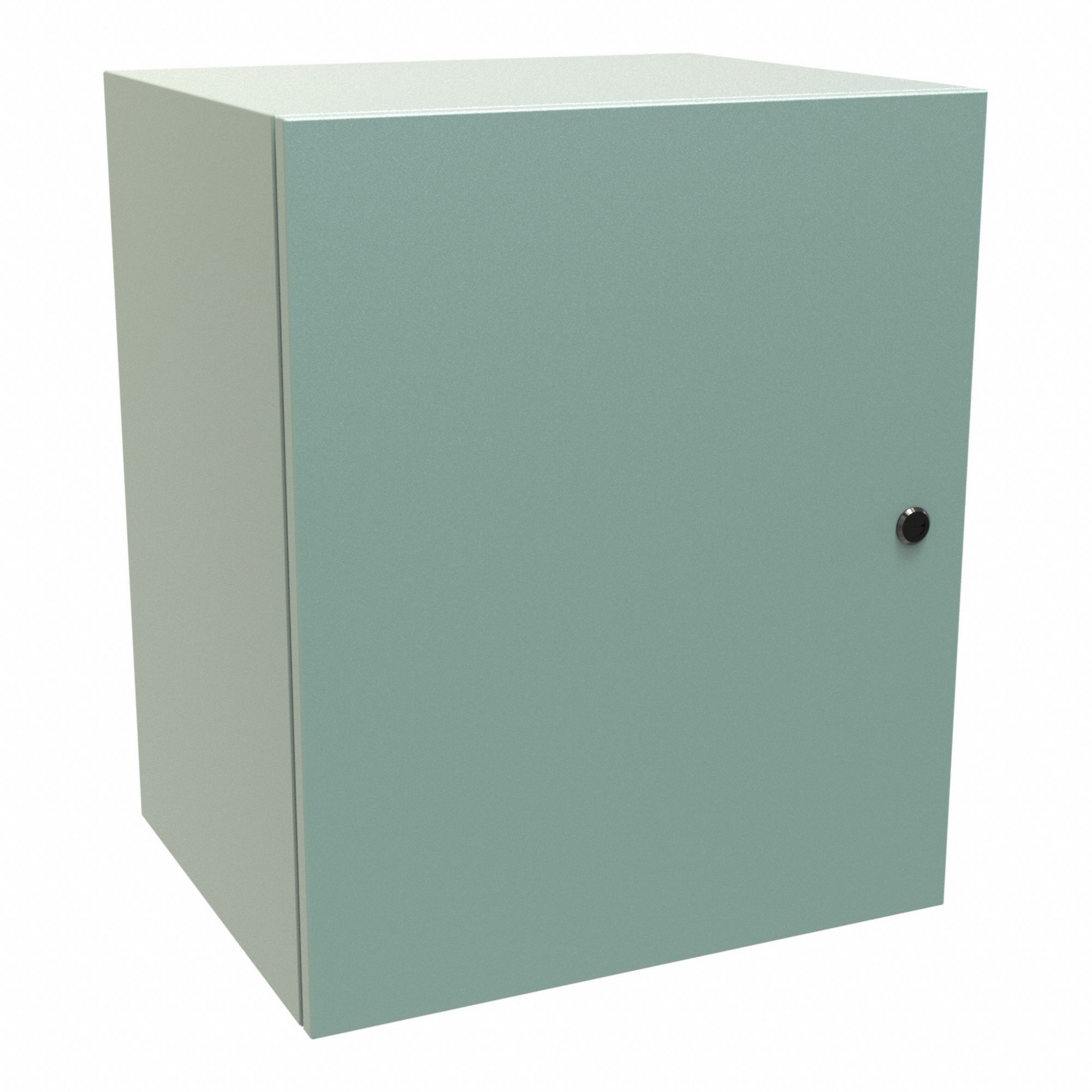 Electrical Enclosure: Steel, 24 in x 20 in x 16 in, NEMA 12/3R/4, Solid Cover, Hinged