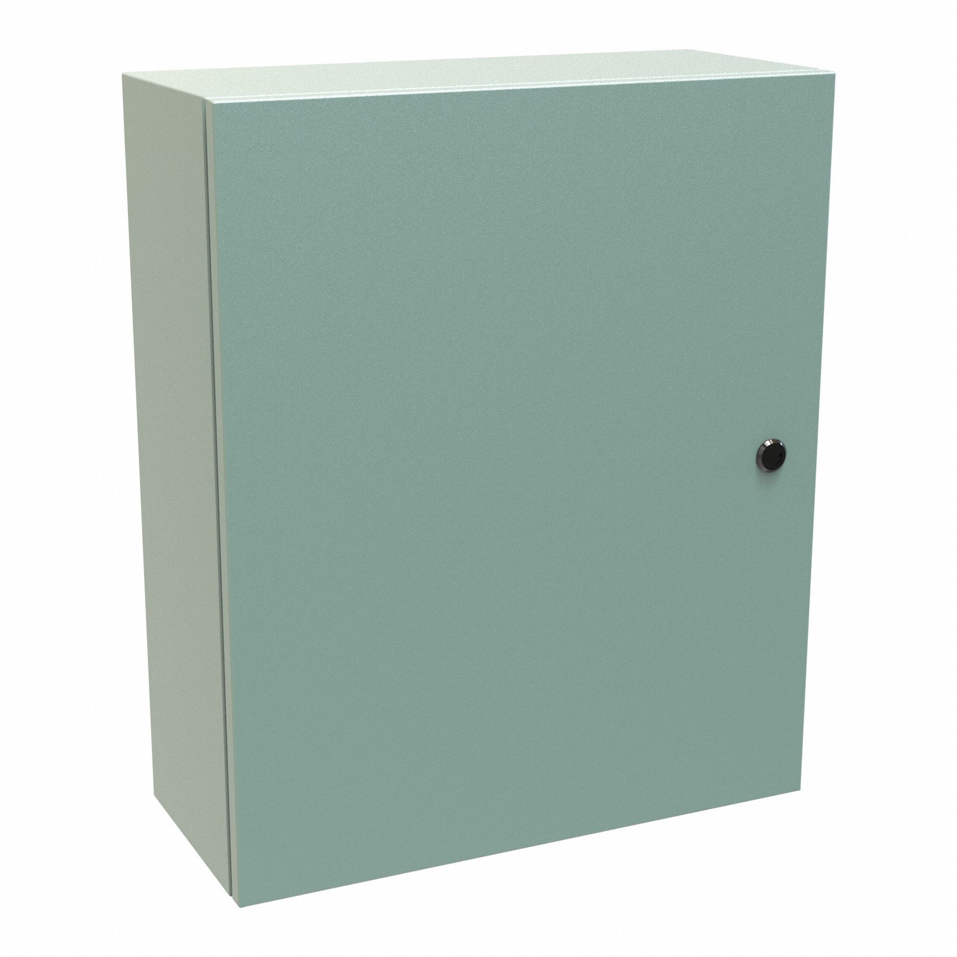 Electrical Enclosure: Steel, 24 in x 20 in x 8 in, NEMA 12/3R/4, Solid Cover, Hinged