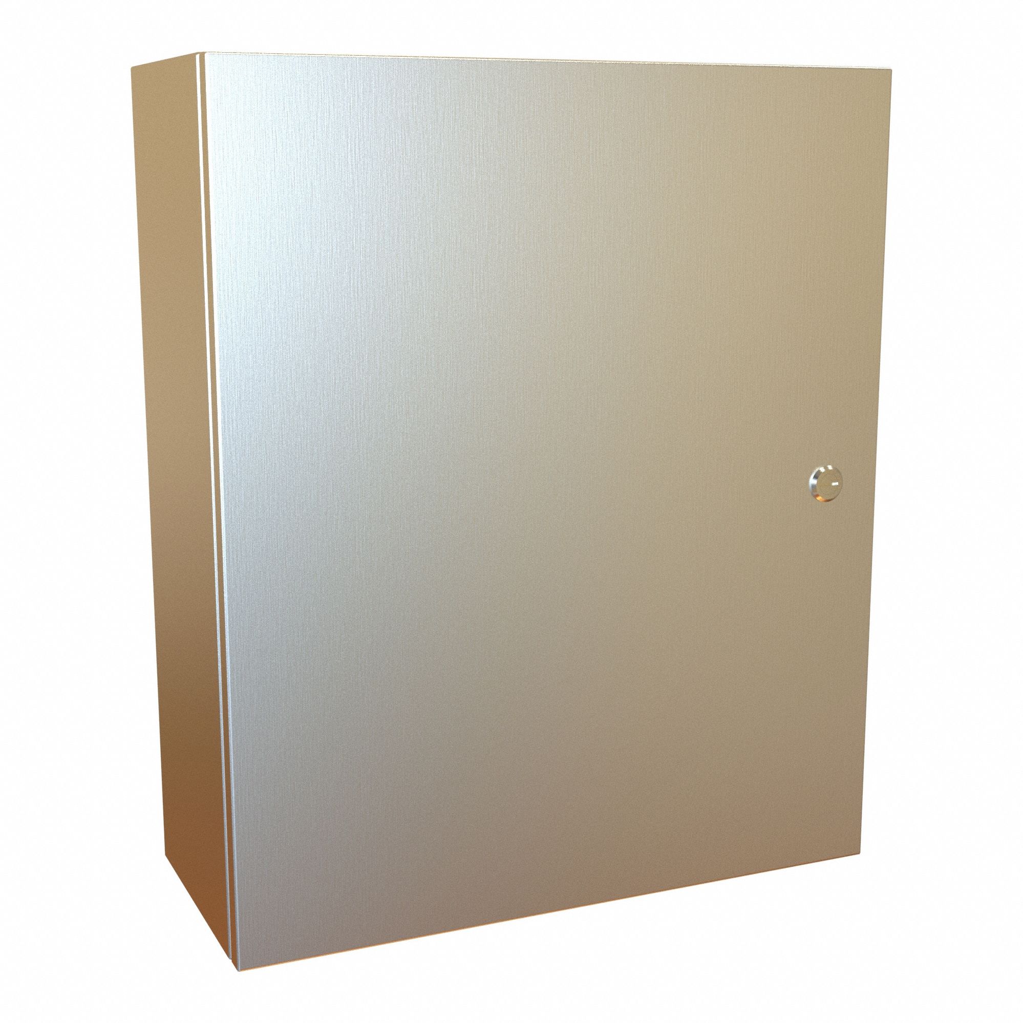 Electrical Enclosure: 304 Stainless Steel, 24 in x 20 in x 8 in, NEMA 12/13/3R/4/4X, Hinged