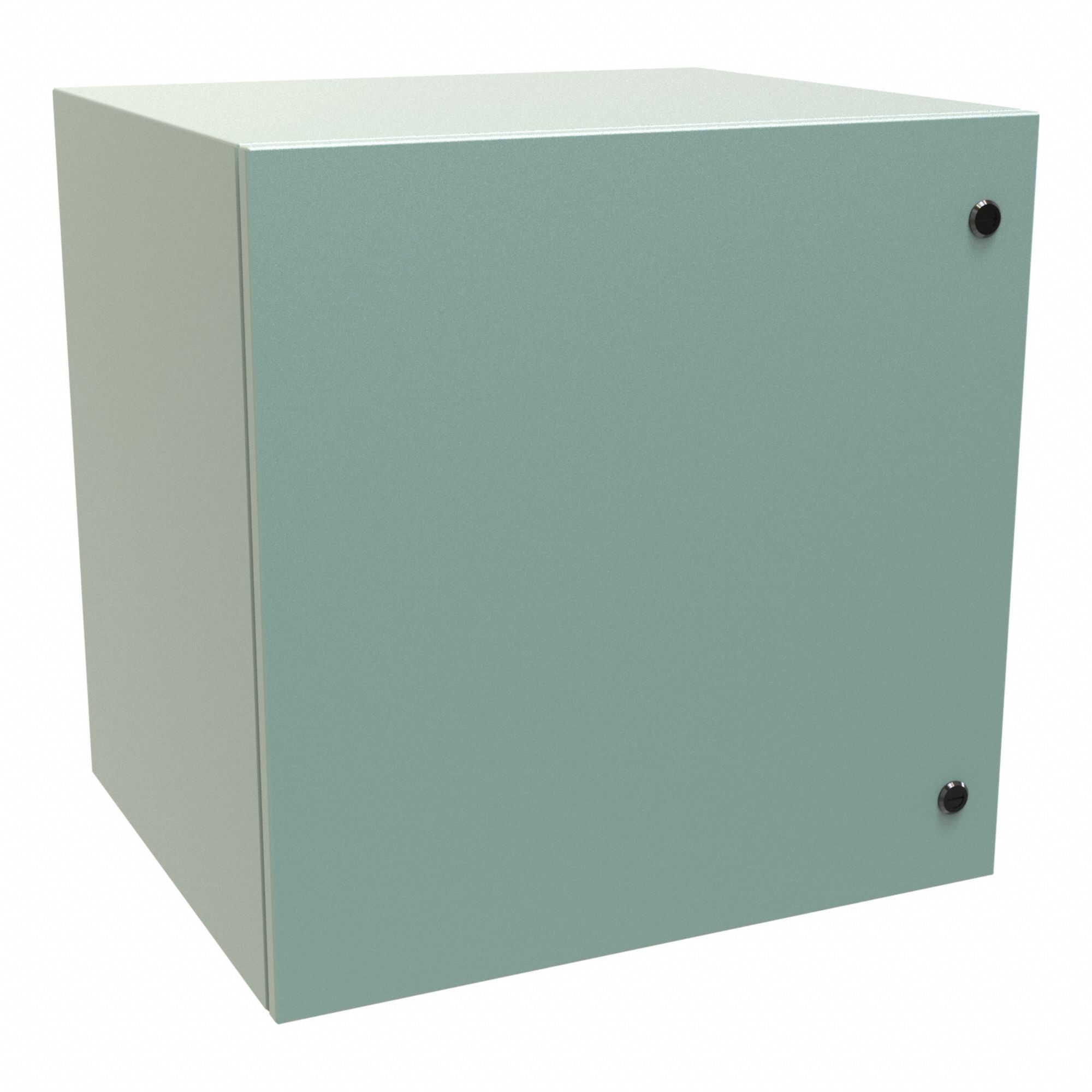 Electrical Enclosure: Steel, 24 in x 24 in x 20 in, NEMA 12/3R/4, Solid Cover, Hinged