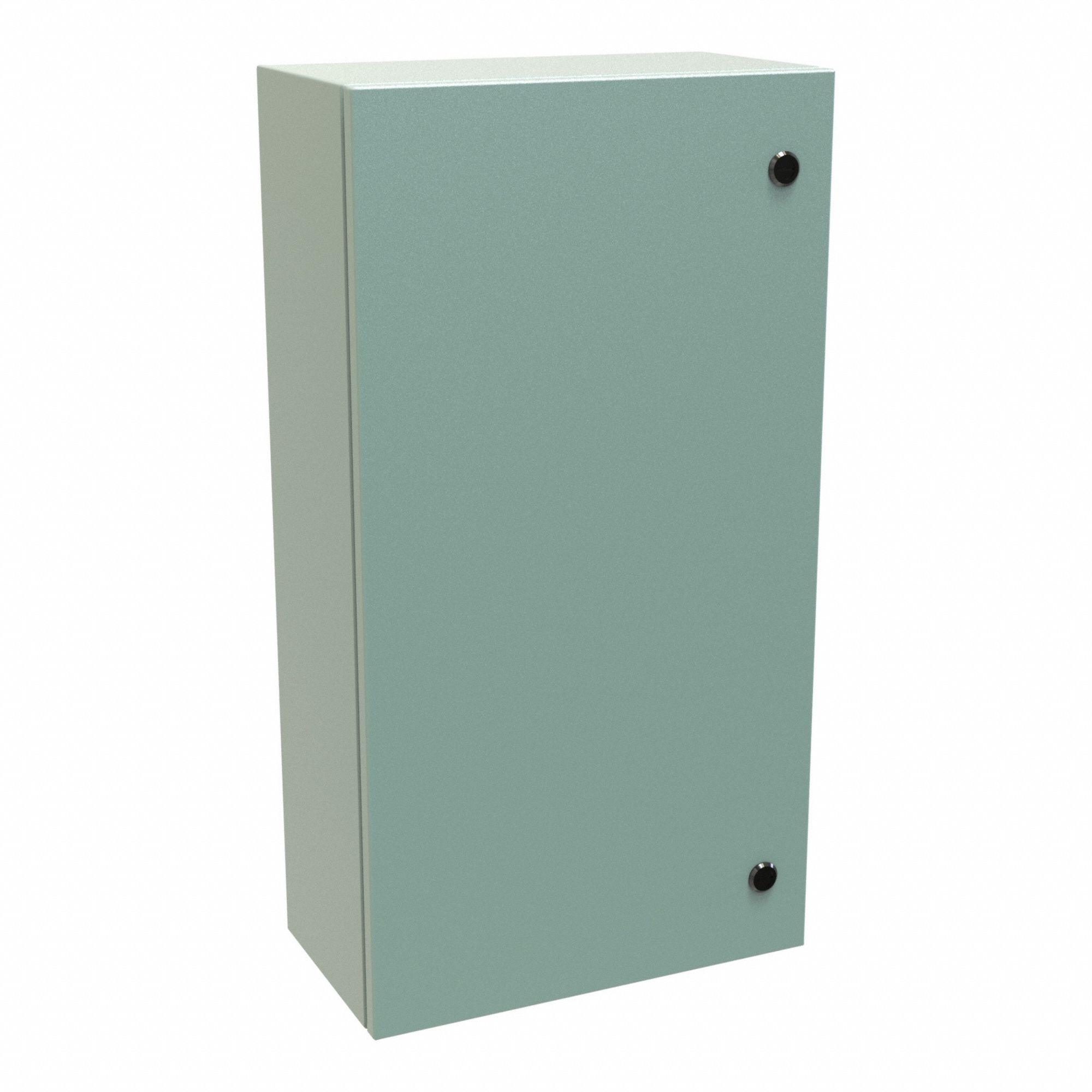 Electrical Enclosure: Steel, 30 in x 16 in x 8 in, NEMA 12/3R/4, Solid Cover, Hinged