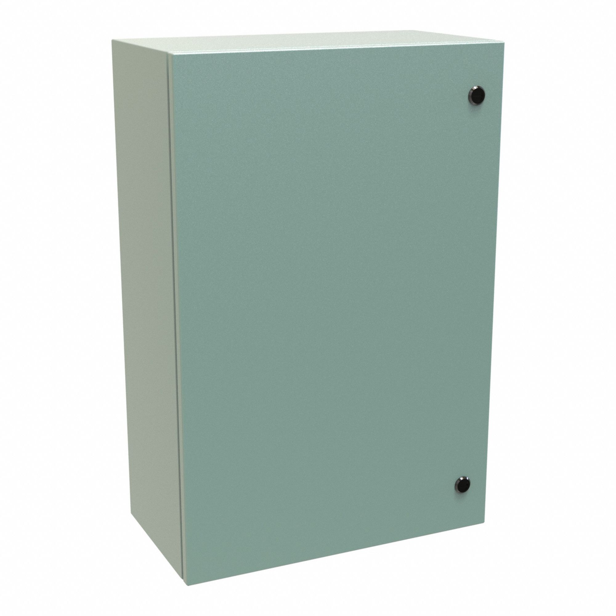 Electrical Enclosure: Steel, 30 in x 20 in x 10 in, NEMA 12/3R/4, Solid Cover, Hinged