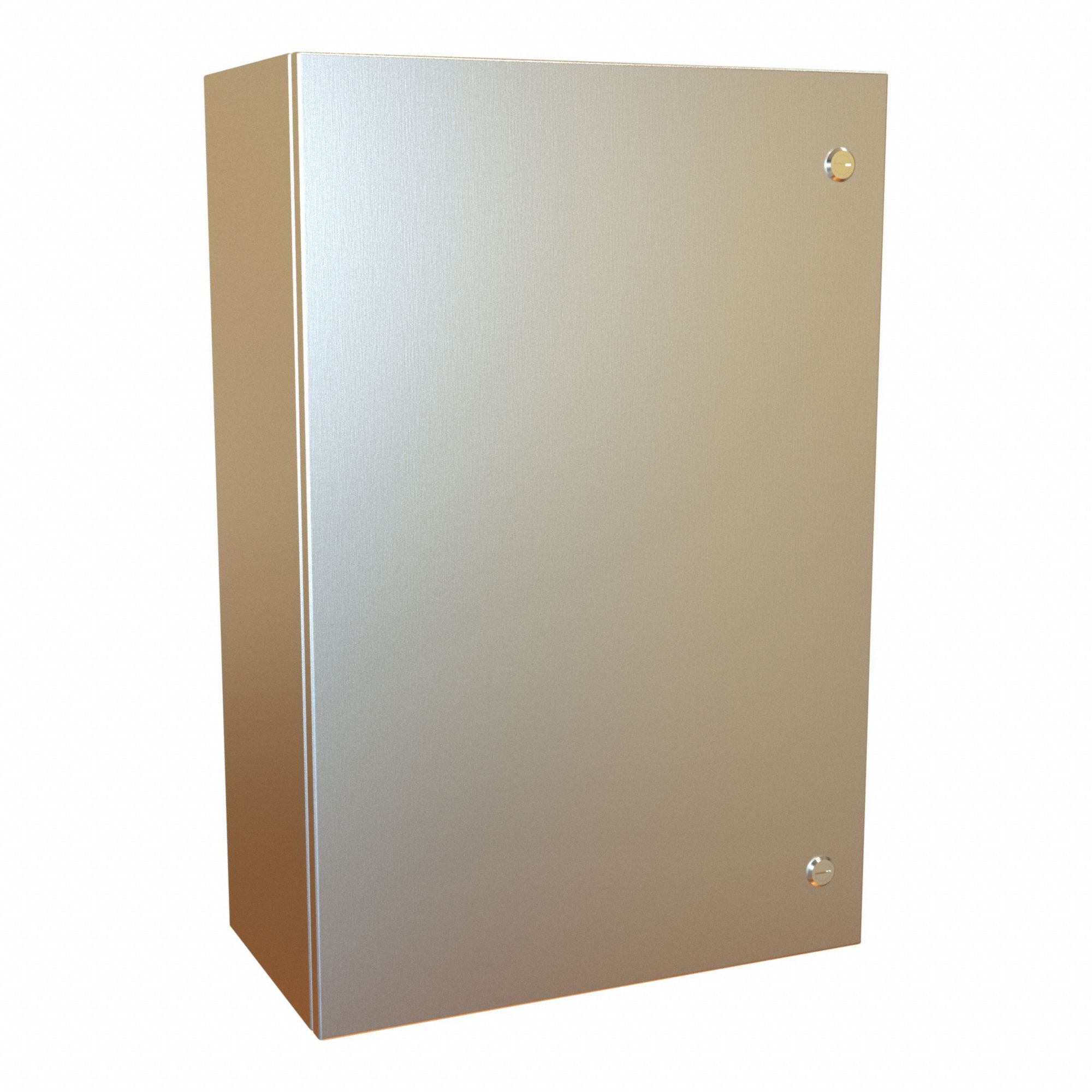 Electrical Enclosure: 304 Stainless Steel, 30 in x 20 in x 10 in, NEMA 12/13/3R/4/4X, Hinged
