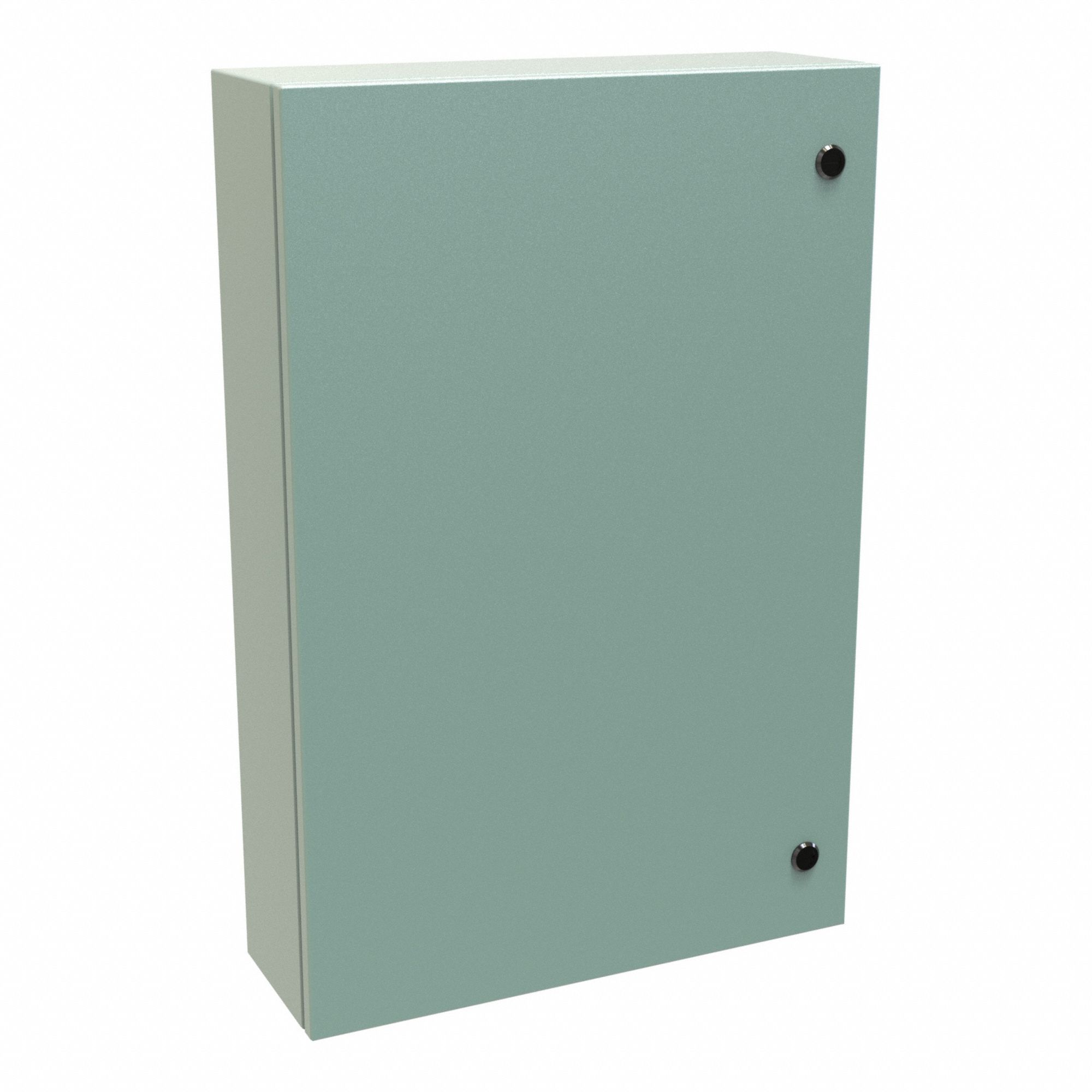 Electrical Enclosure: Steel, 30 in x 20 in x 6 in, NEMA 12/3R/4, Solid Cover, Hinged
