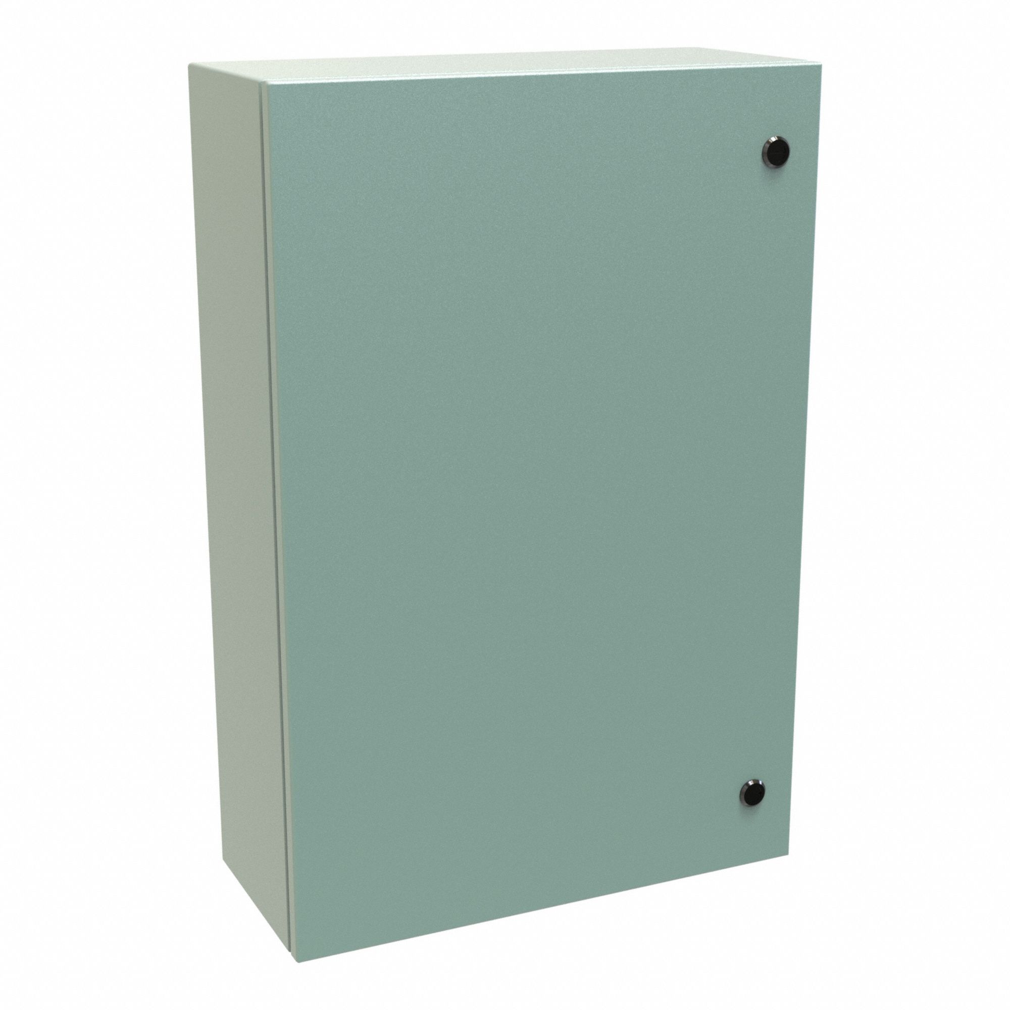 Electrical Enclosure: Steel, 30 in x 20 in x 8 in, NEMA 12/3R/4, Solid Cover, Hinged