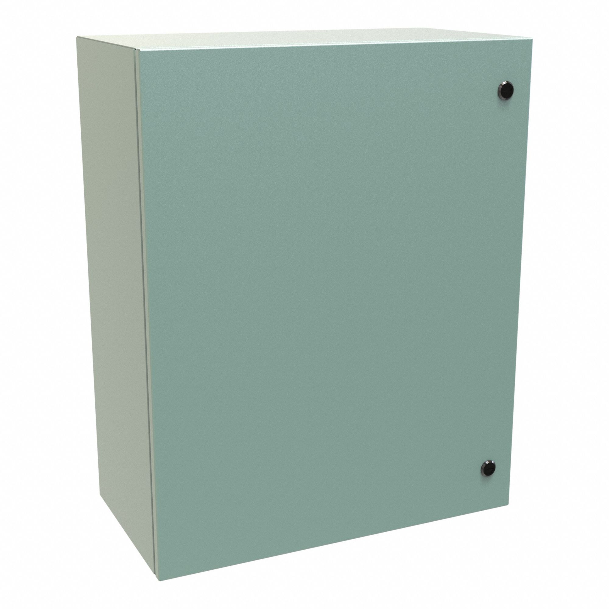Electrical Enclosure: Steel, 30 in x 24 in x 12 in, NEMA 12/3R/4, Solid Cover, Hinged