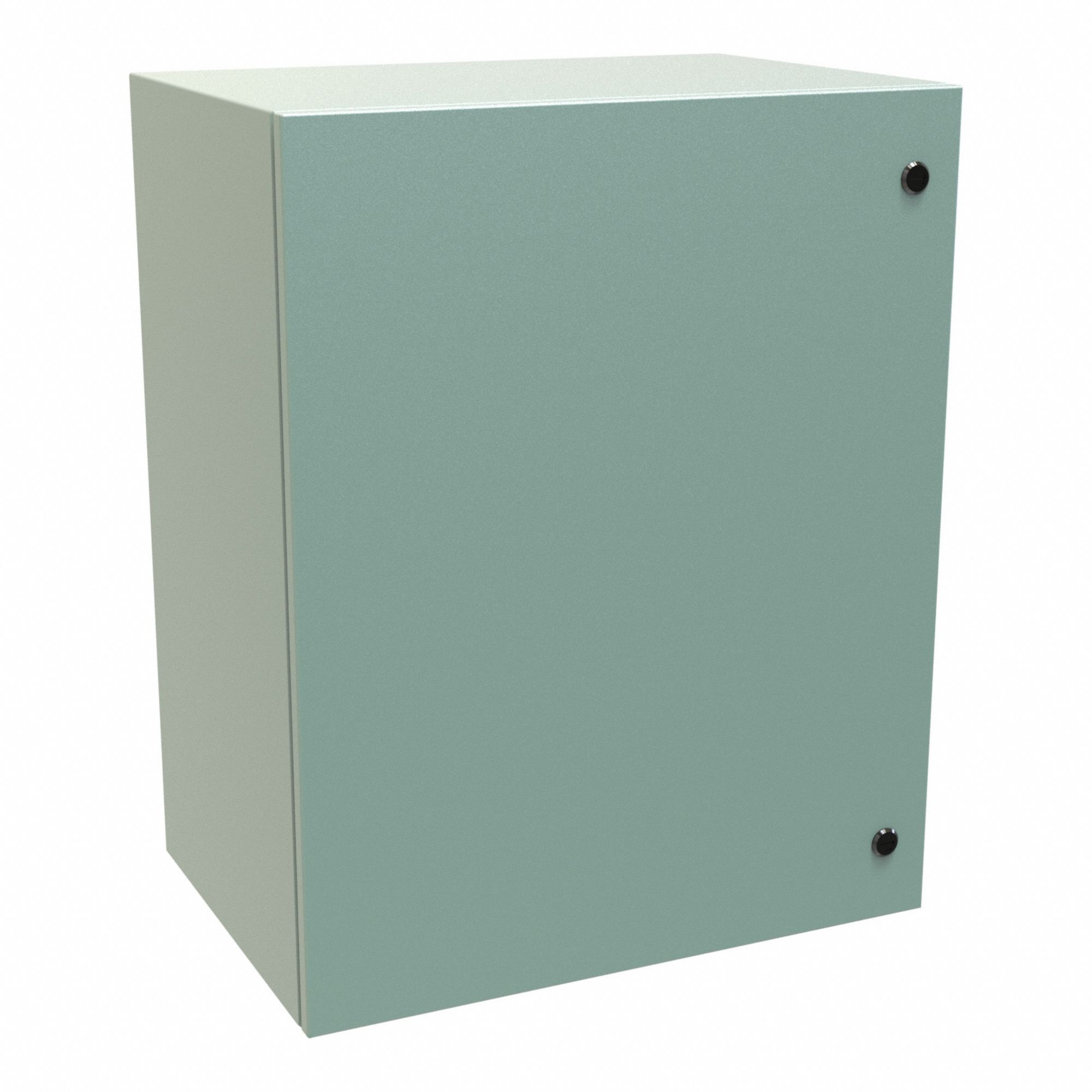 Electrical Enclosure: Steel, 30 in x 24 in x 16 in, NEMA 12/3R/4, Solid Cover, Hinged