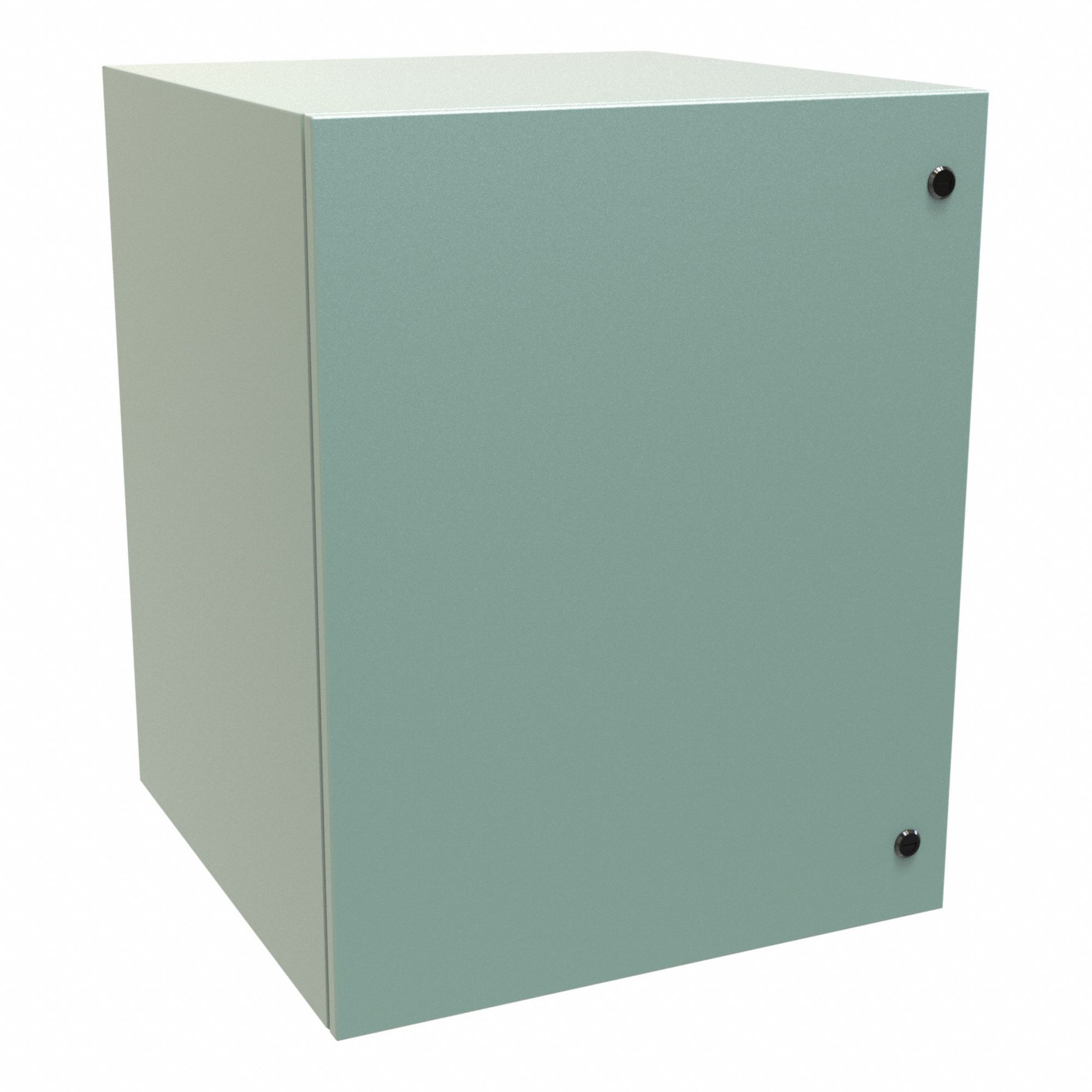 Electrical Enclosure: Steel, 30 in x 24 in x 24 in, NEMA 12/3R/4, Solid Cover, Hinged
