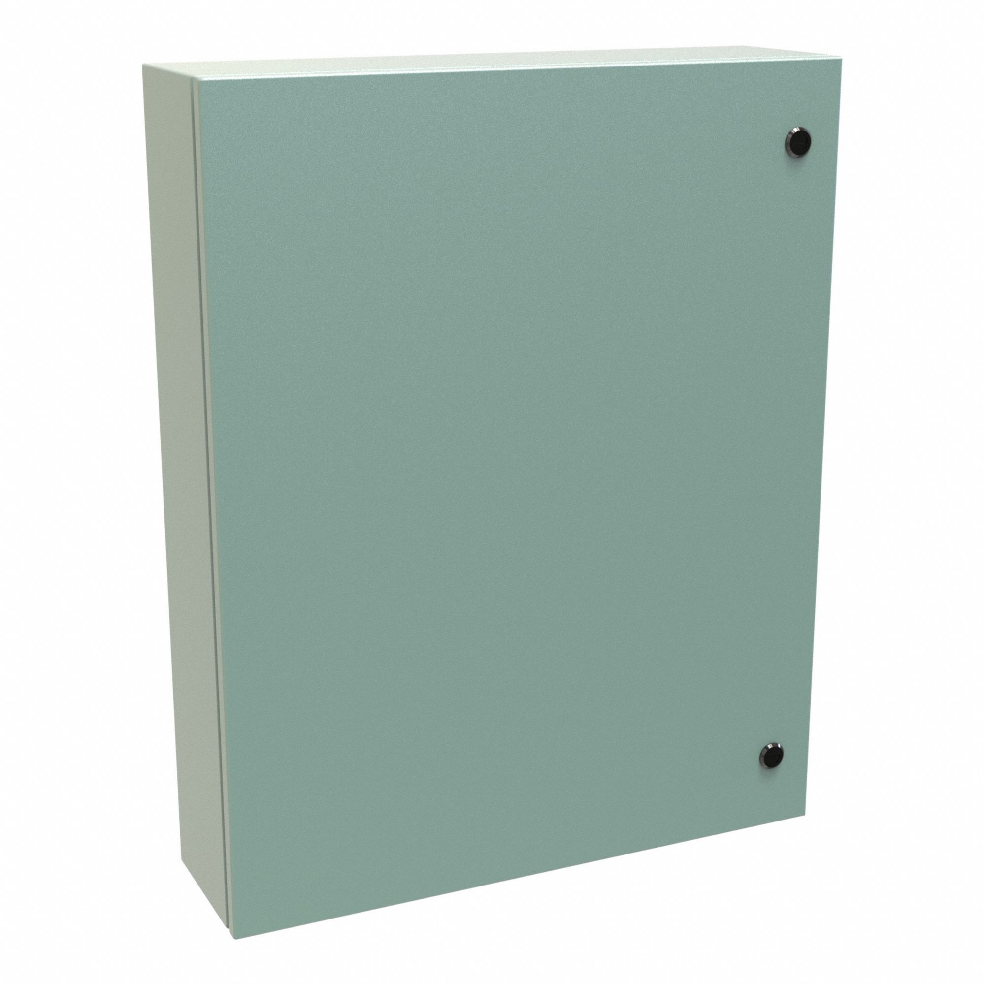 Electrical Enclosure: Steel, 30 in x 24 in x 6 in, NEMA 12/3R/4, Solid Cover, Hinged