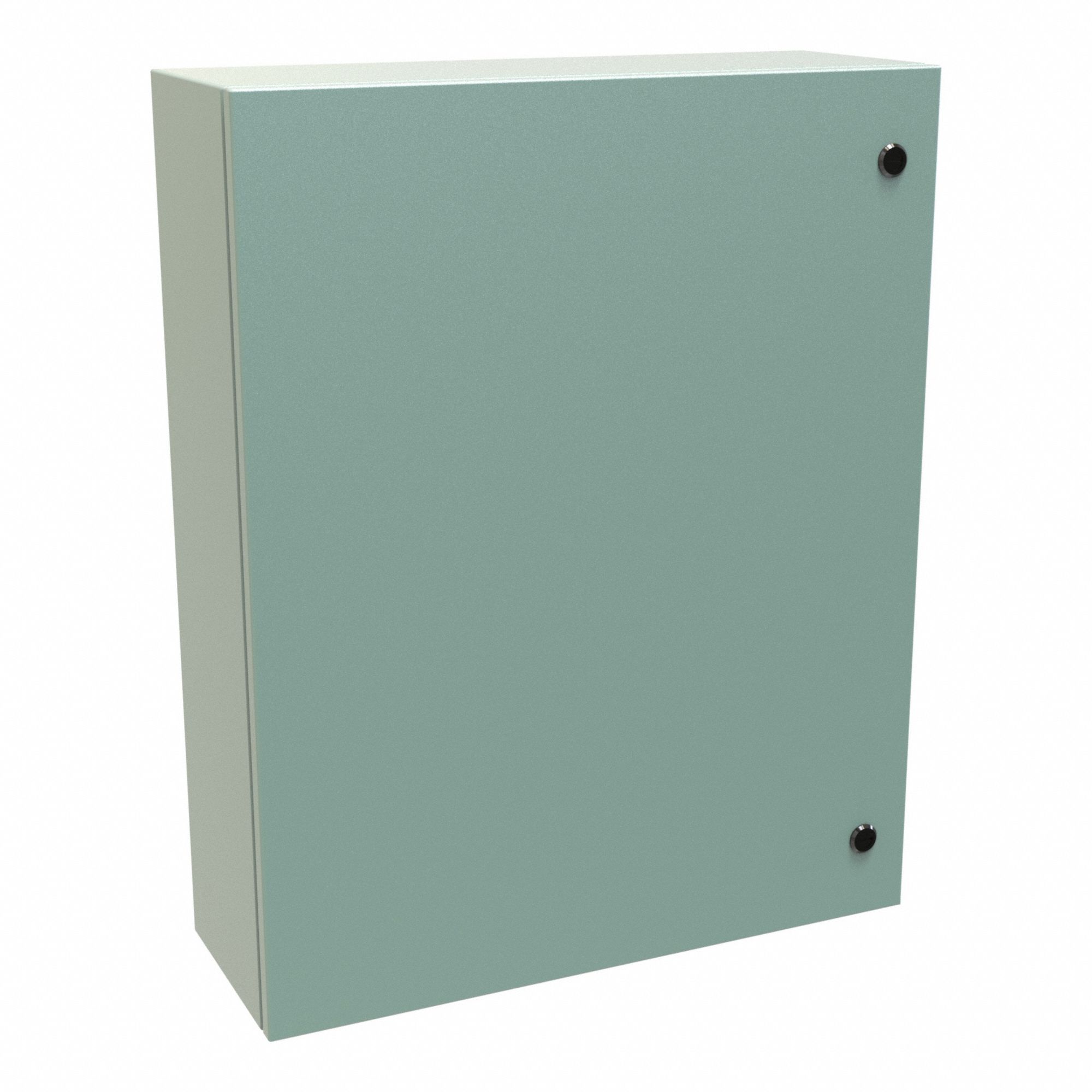 Electrical Enclosure: Steel, 30 in x 24 in x 8 in, NEMA 12/3R/4, Solid Cover, Hinged