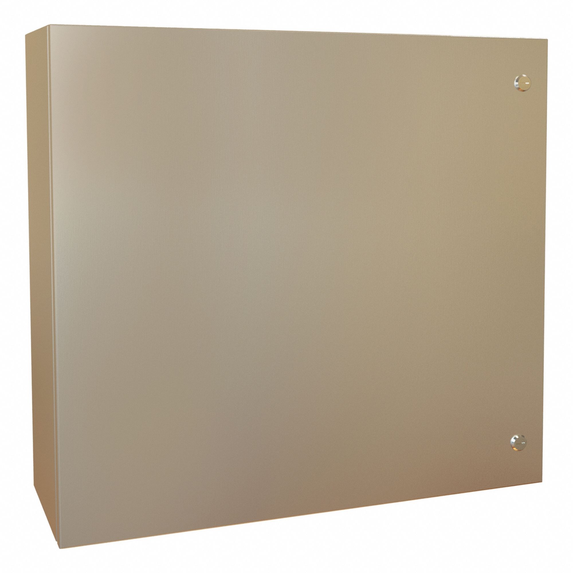 Electrical Enclosure: 304 Stainless Steel, 30 in x 30 in x 8 in, NEMA 12/13/3R/4/4X, Hinged