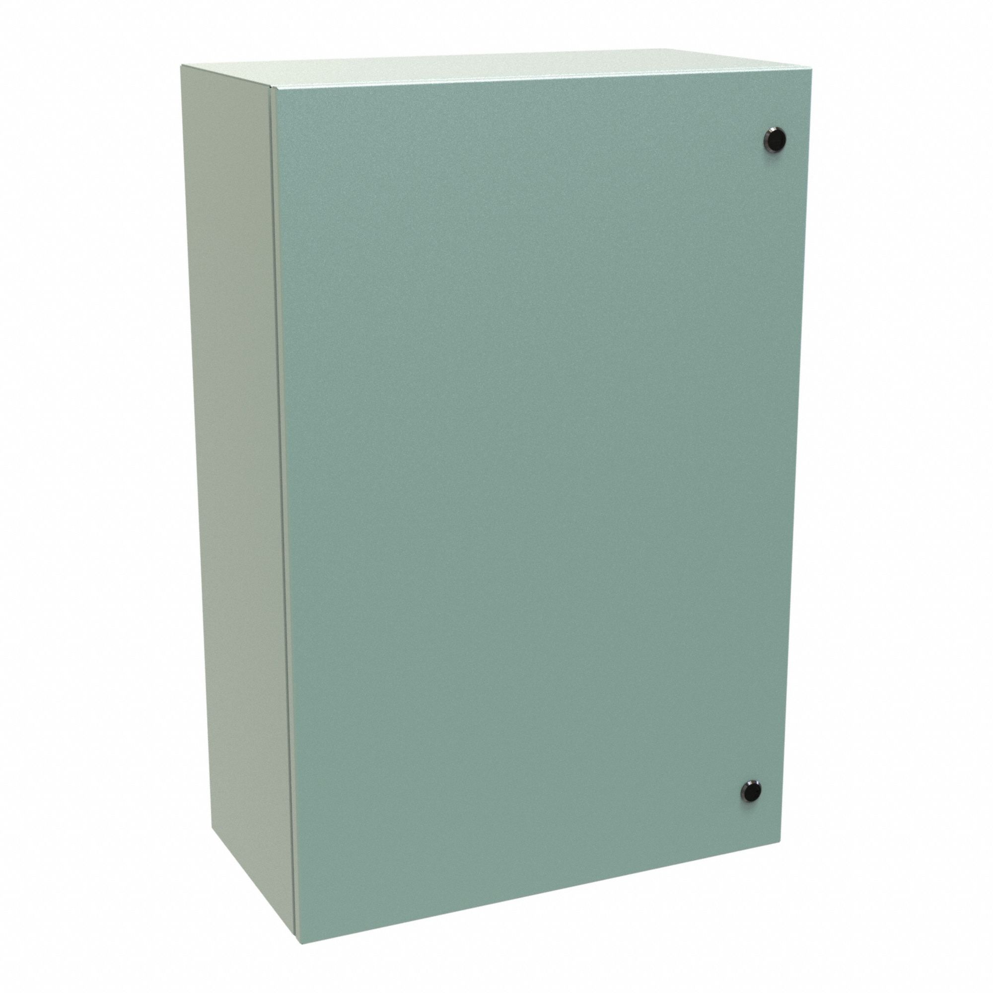 Electrical Enclosure: Steel, 36 in x 24 in x 12 in, NEMA 12/3R/4, Solid Cover, Hinged
