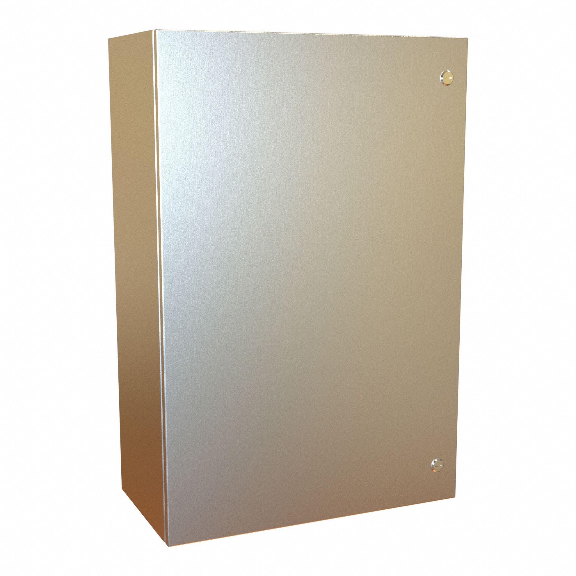 Electrical Enclosure: 304 Stainless Steel, 36 in x 24 in x 12 in, NEMA 12/13/3R/4/4X, Hinged
