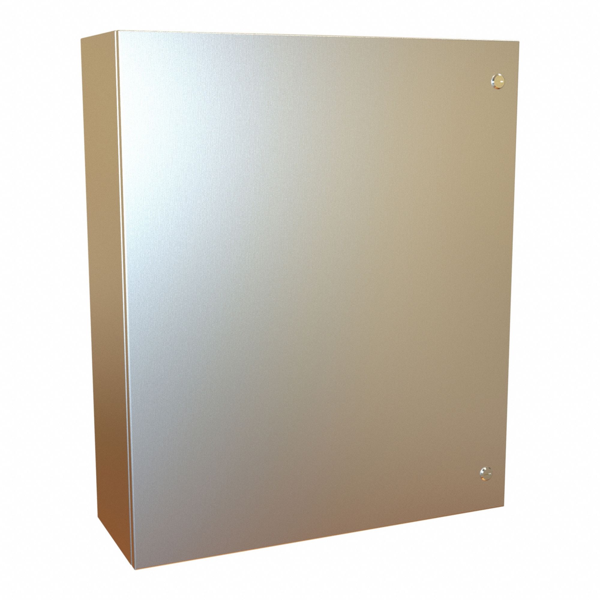 Electrical Enclosure: 304 Stainless Steel, 36 in x 30 in x 10 in, NEMA 12/13/3R/4/4X, Hinged