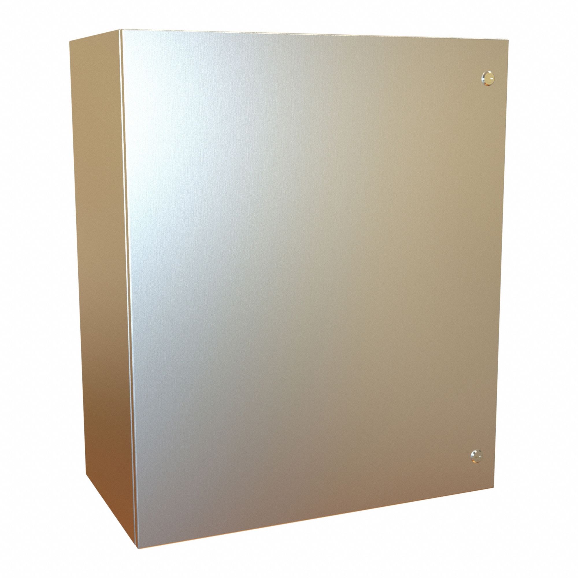 Electrical Enclosure: 304 Stainless Steel, 36 in x 30 in x 16 in, NEMA 12/13/3R/4/4X, Hinged