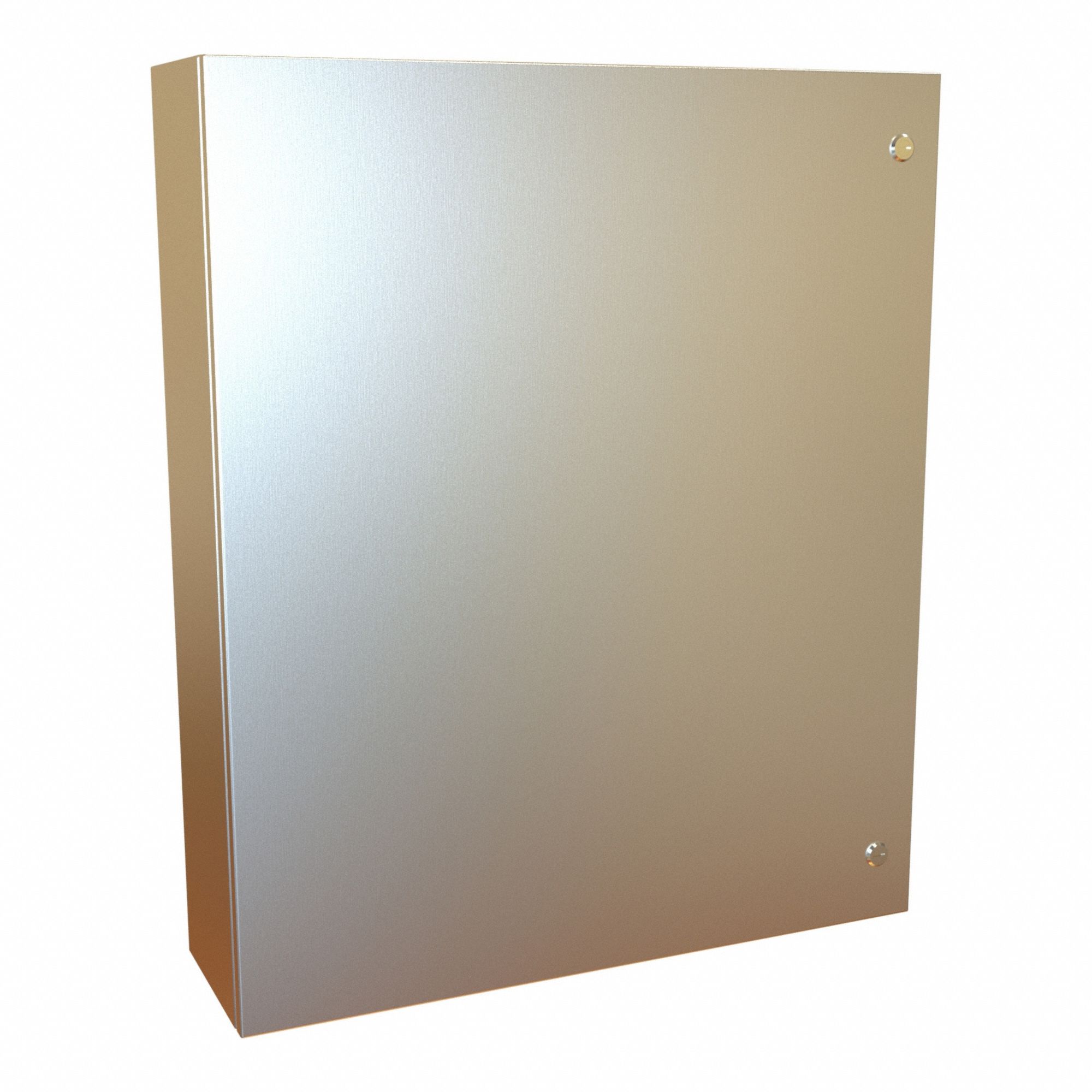 Electrical Enclosure: 304 Stainless Steel, 36 in x 30 in x 8 in, NEMA 12/13/3R/4/4X, Hinged