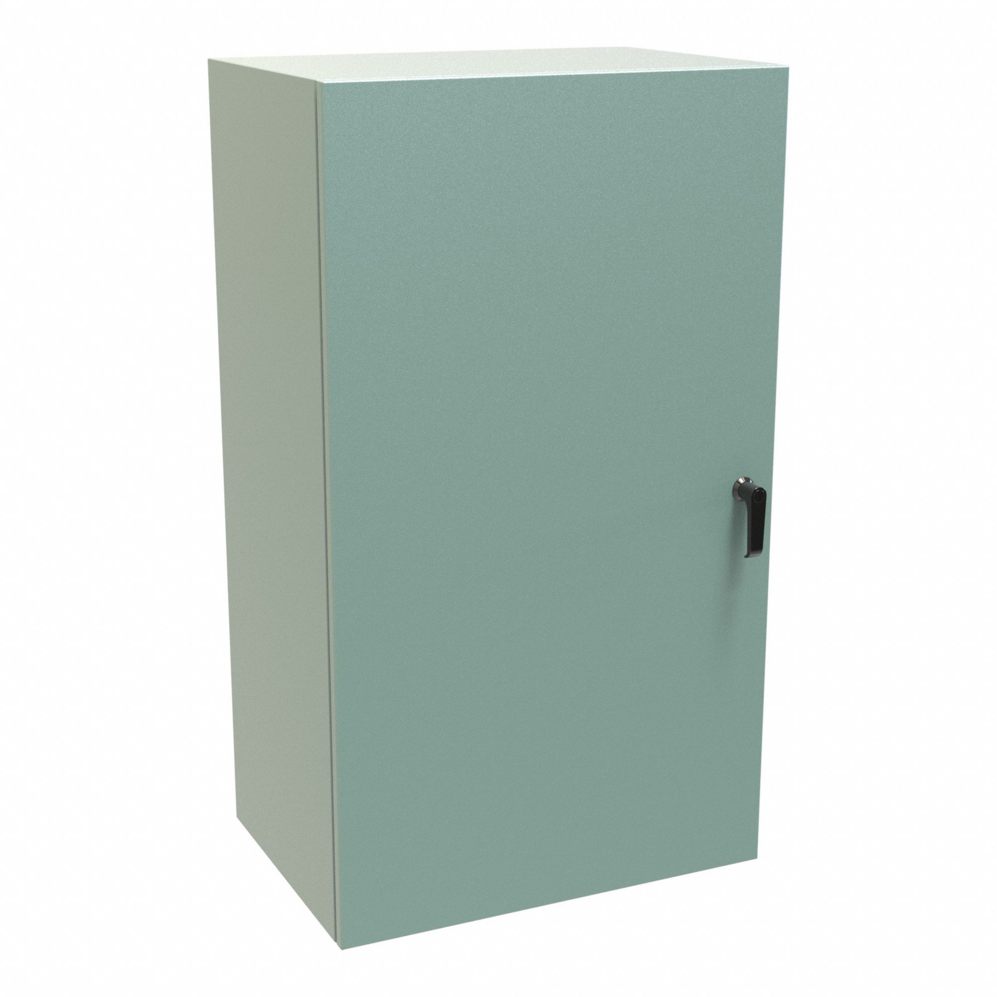 Electrical Enclosure: Steel, 42 in x 24 in x 16 in, NEMA 12/3R/4, Solid Cover, Hinged