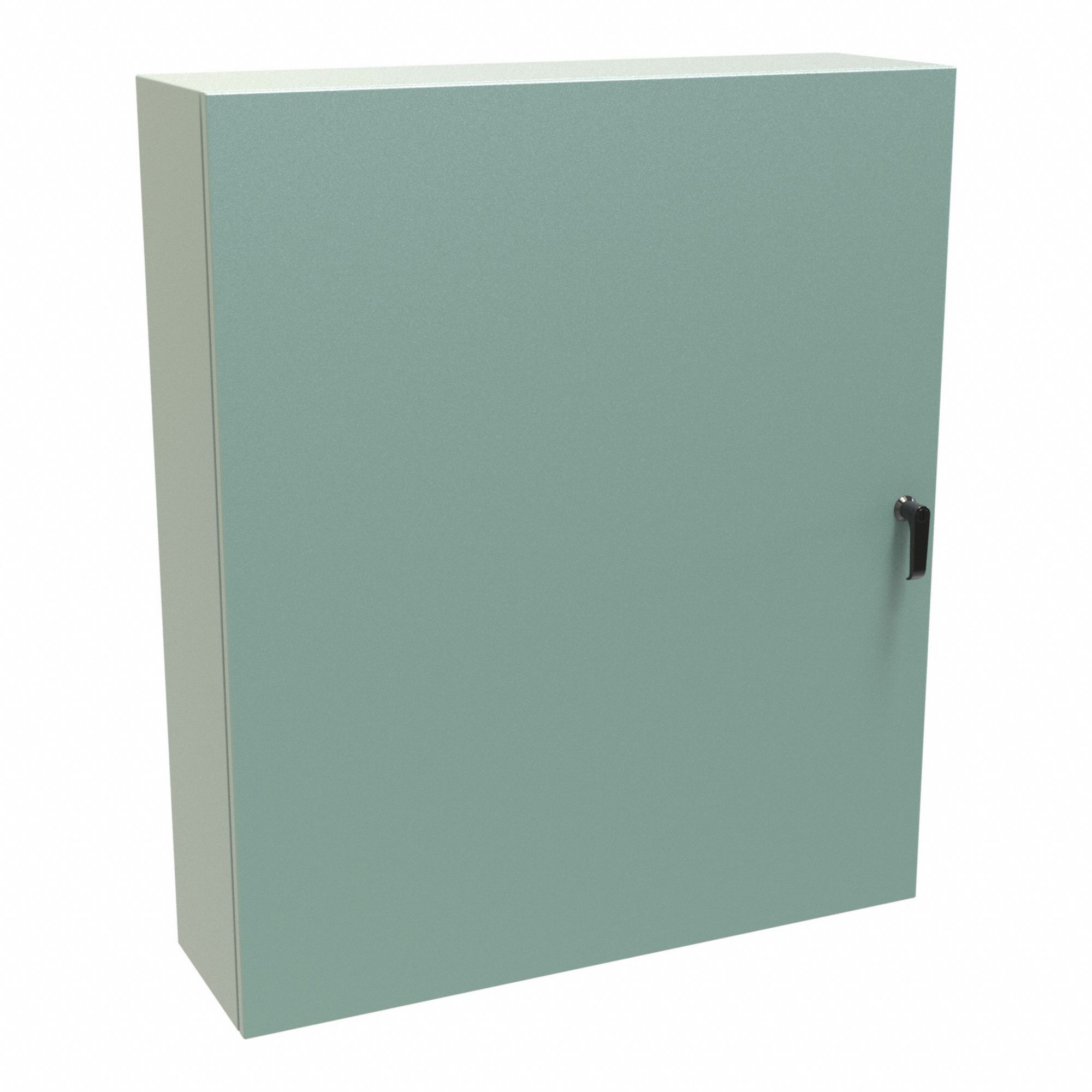 Electrical Enclosure: Steel, 42 in x 36 in x 10 in, NEMA 12/3R/4, Solid Cover, Hinged