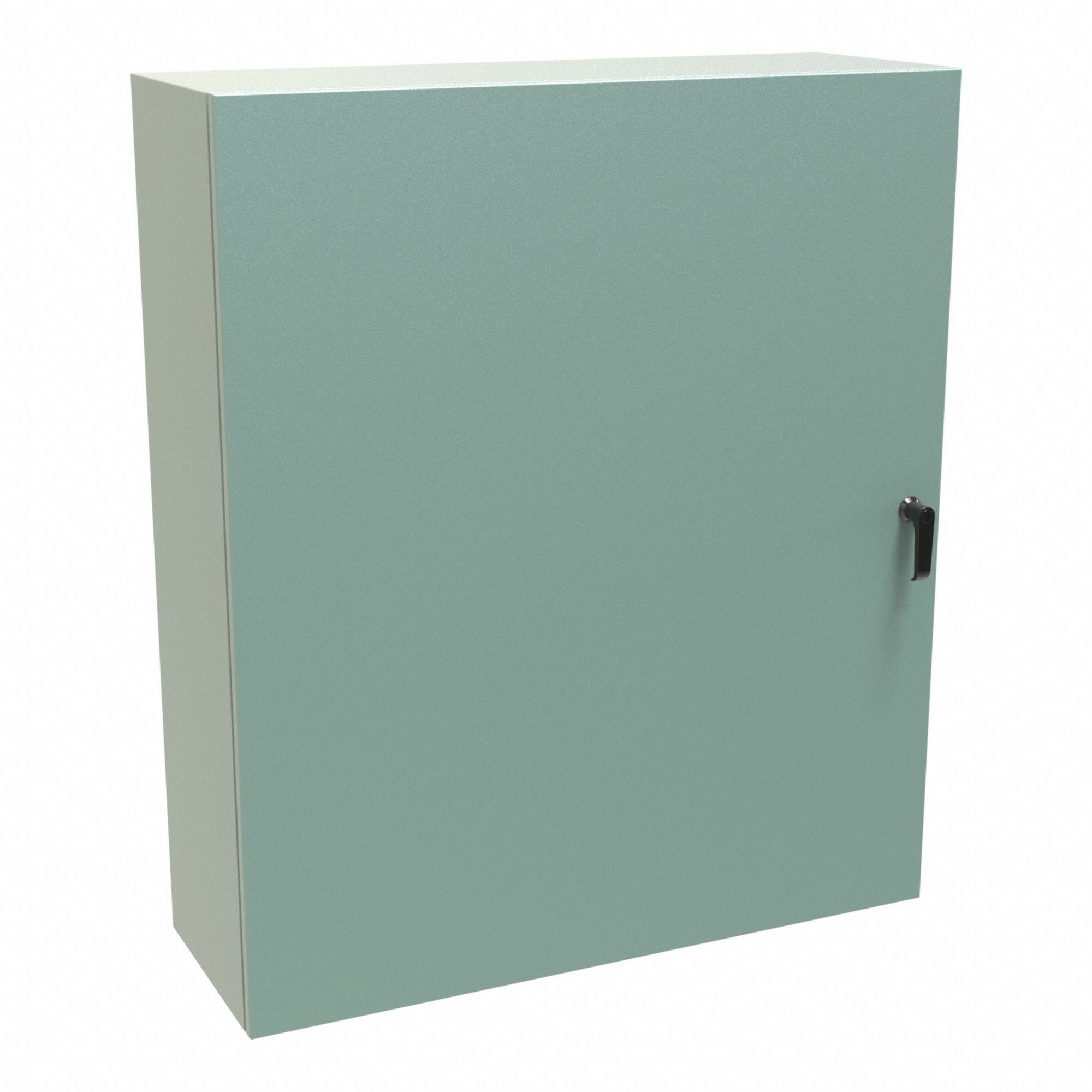 Electrical Enclosure: Steel, 42 in x 36 in x 12 in, NEMA 12/3R/4, Solid Cover, Hinged