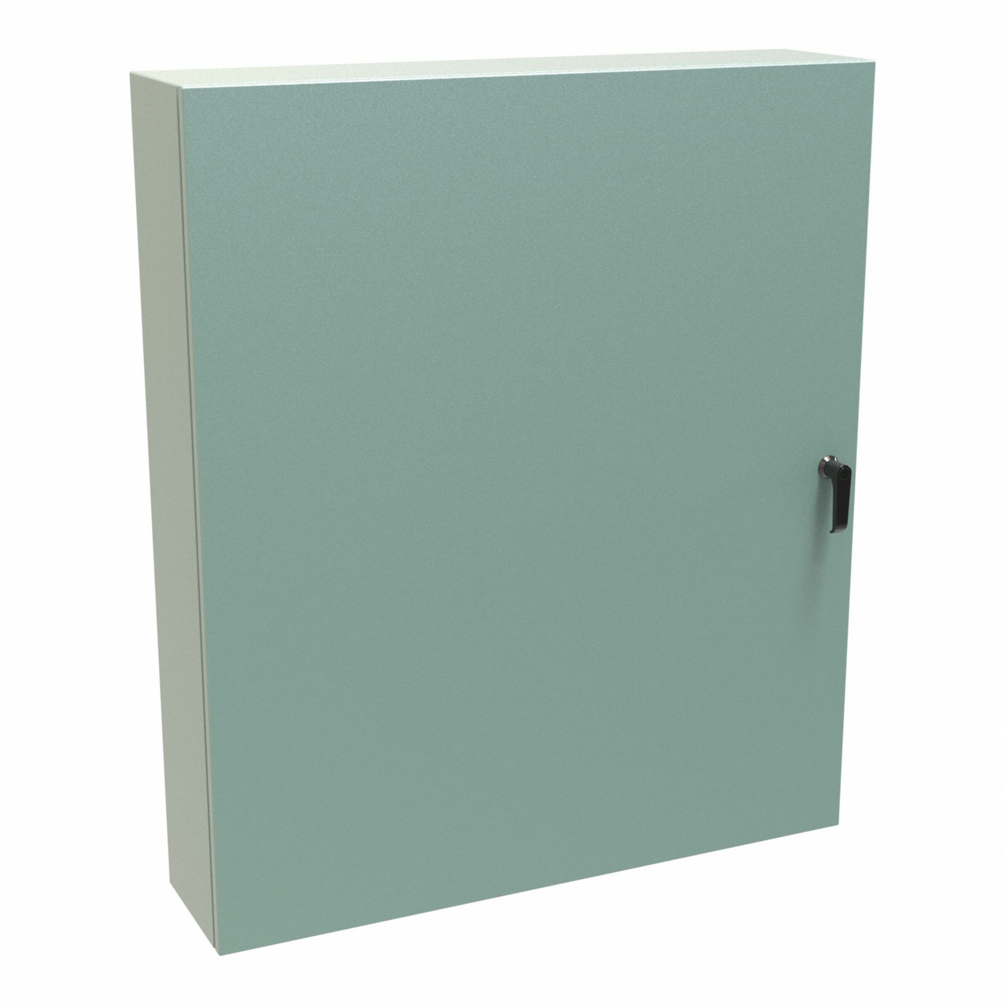 Electrical Enclosure: Steel, 42 in x 36 in x 8 in, NEMA 12/3R/4, Solid Cover, Hinged