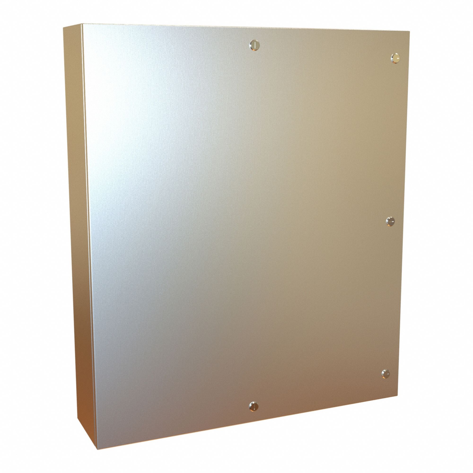 Electrical Enclosure: 304 Stainless Steel, 42 in x 36 in x 8 in, NEMA 12/13/3R/4/4X, Hinged