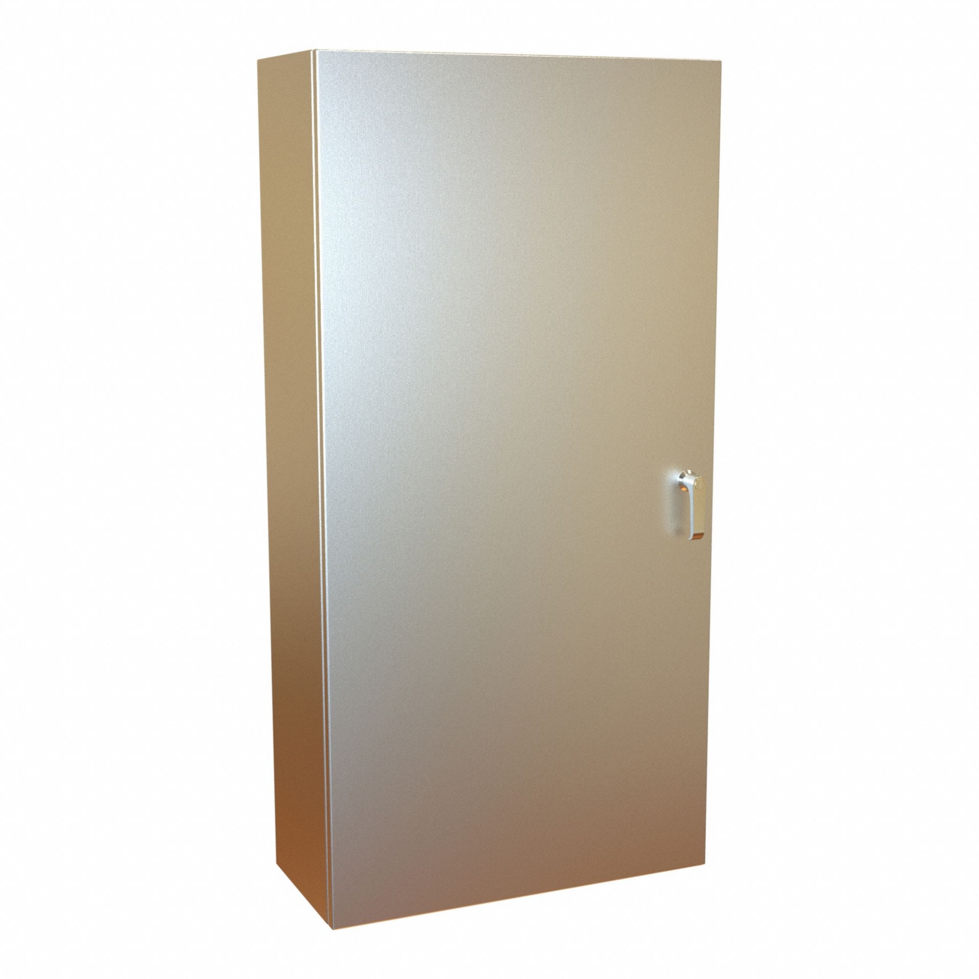 Electrical Enclosure: 304 Stainless Steel, 48 in x 24 in x 10 in, NEMA 12/13/3R/4/4X, Hinged