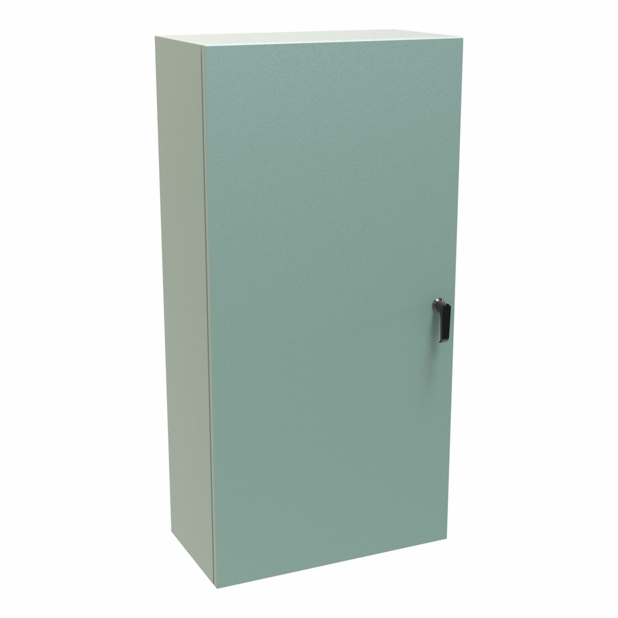 Electrical Enclosure: Steel, 48 in x 24 in x 12 in, NEMA 12/3R/4, Solid Cover, Hinged