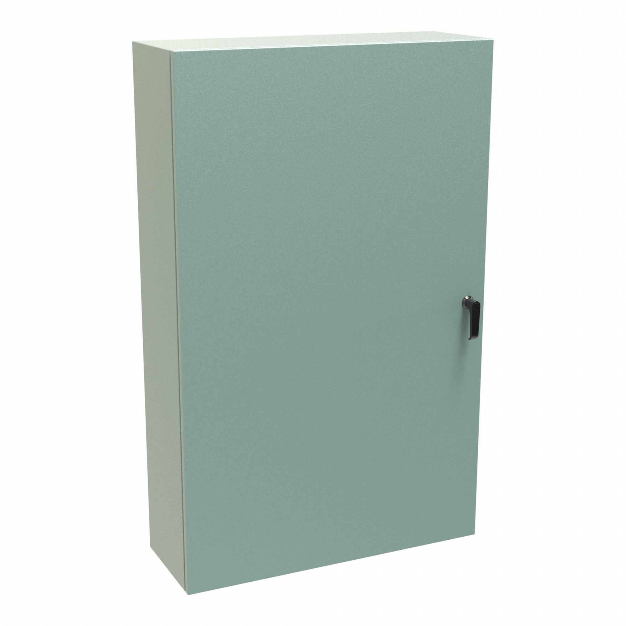 Electrical Enclosure: Steel, 48 in x 30 in x 10 in, NEMA 12/3R/4, Solid Cover, Hinged