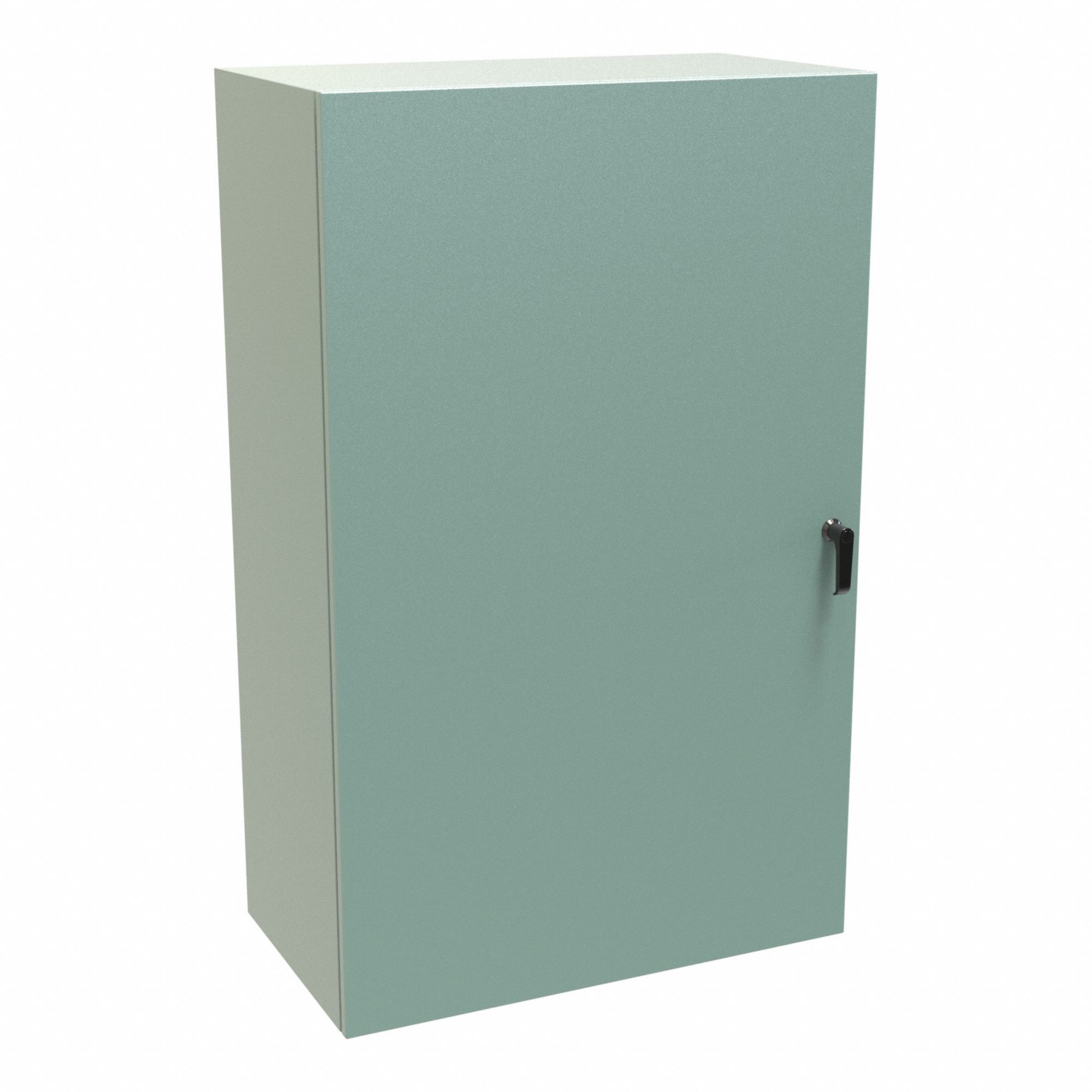 Electrical Enclosure: Steel, 48 in x 30 in x 16 in, NEMA 12/3R/4, Solid Cover, Hinged