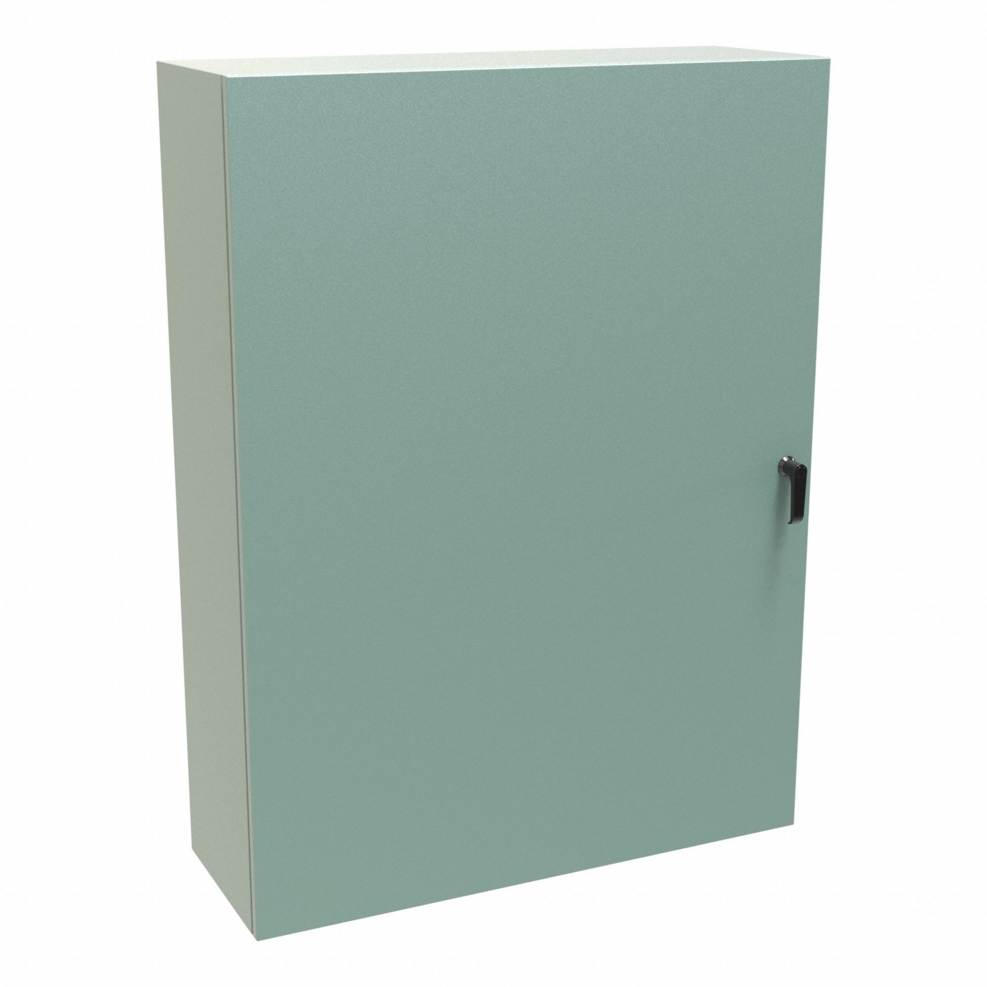 Electrical Enclosure: Steel, 48 in x 36 in x 12 in, NEMA 12/3R/4, Solid Cover, Hinged