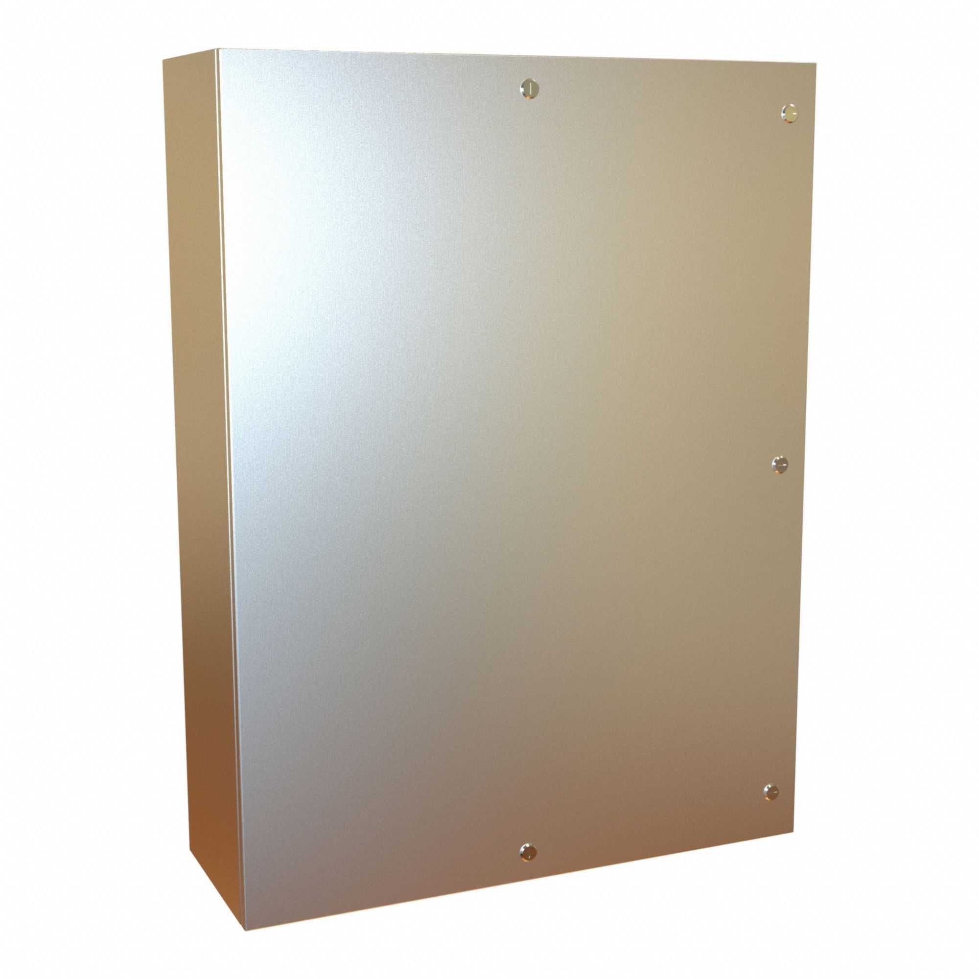Electrical Enclosure: 304 Stainless Steel, 48 in x 36 in x 12 in, NEMA 12/13/3R/4/4X, Hinged