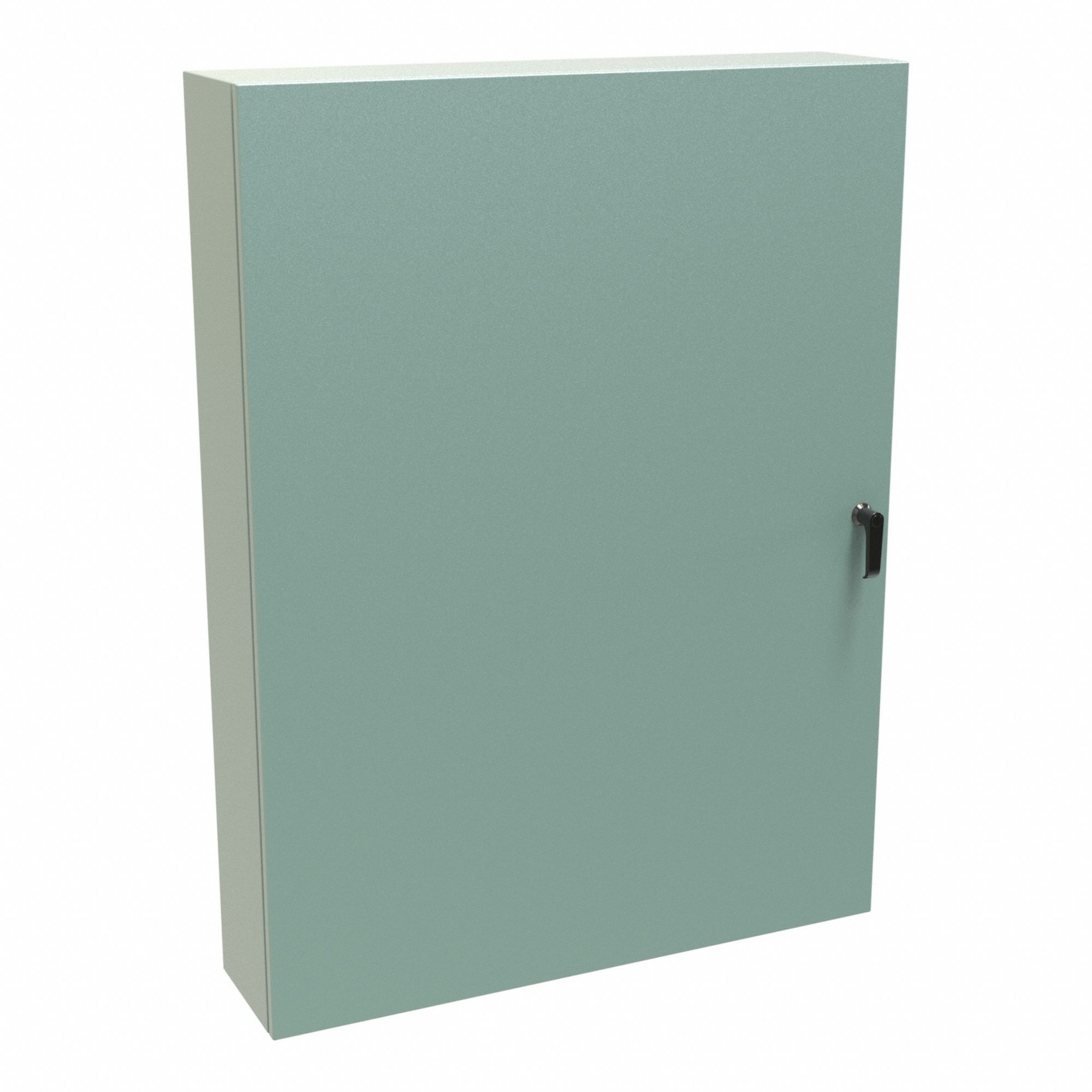 Electrical Enclosure: Steel, 48 in x 36 in x 8 in, NEMA 12/3R/4, Solid Cover, Hinged
