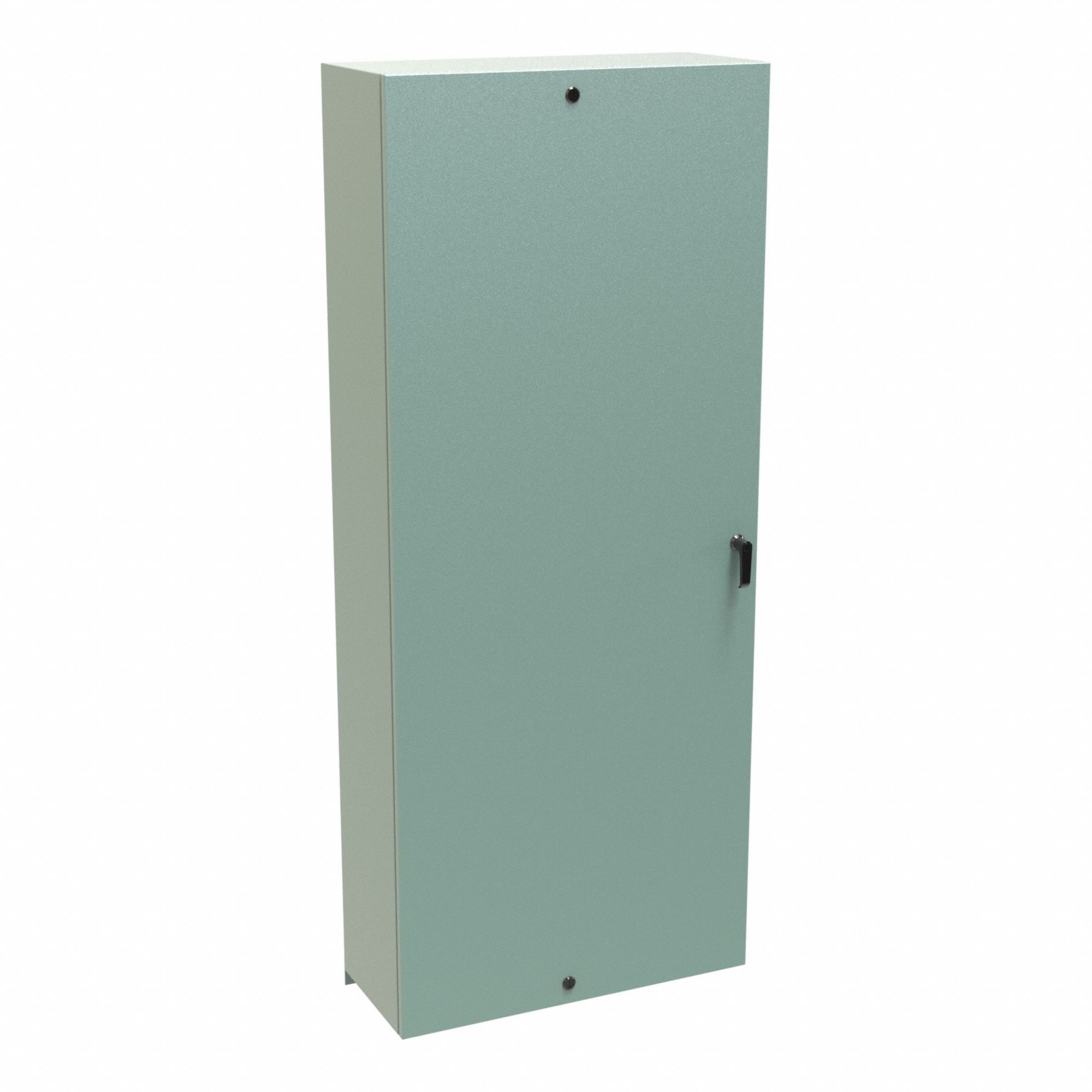 Electrical Enclosure: Steel, 72 in x 30 in x 12 in, NEMA 12/3R/4, Solid Cover, Hinged