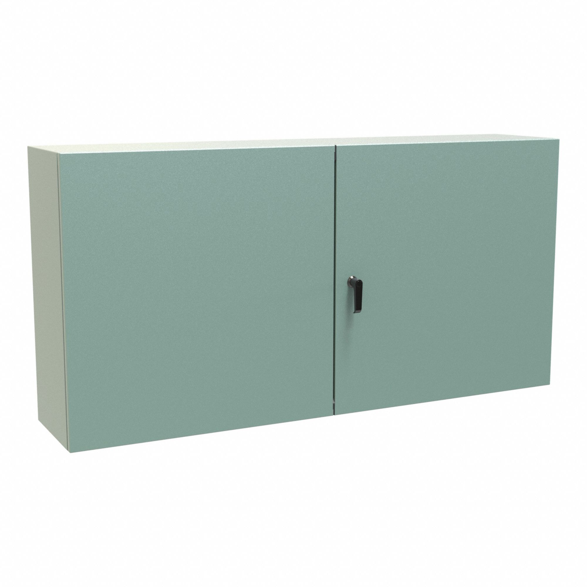 Electrical Enclosure: Steel, 30 in x 60 in x 12 in, NEMA 12/3R, Solid Cover, Hinged