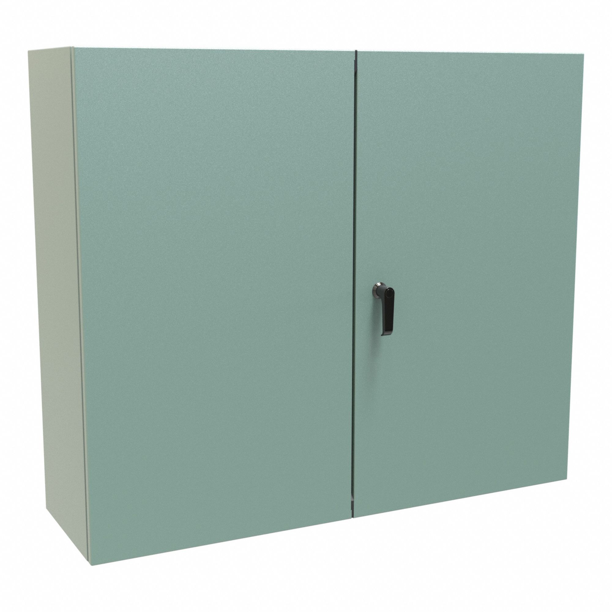 Electrical Enclosure: Steel, 36 in x 42 in x 12 in, NEMA 12/3R, Solid Cover, Hinged